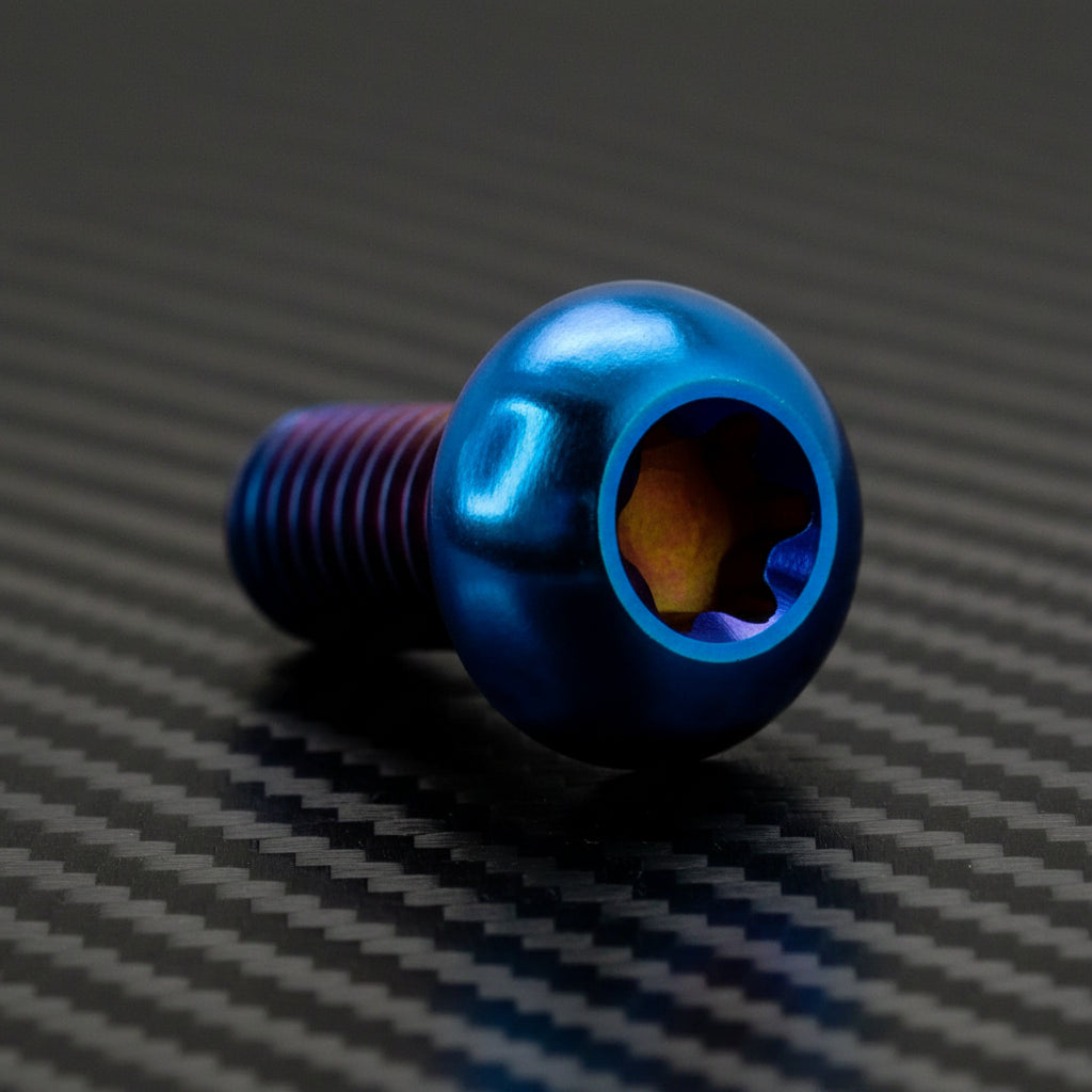 Titanium M5x.80x12mm Button Head Bolt (Aerospace Grade)