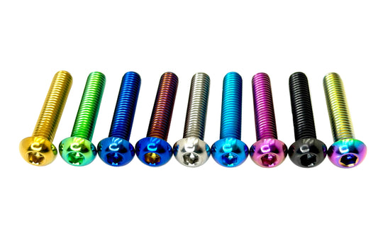 Titanium M6x1.0x20mm Button Head Bolt – Grade 5 6AL-4V | Titanium Surron