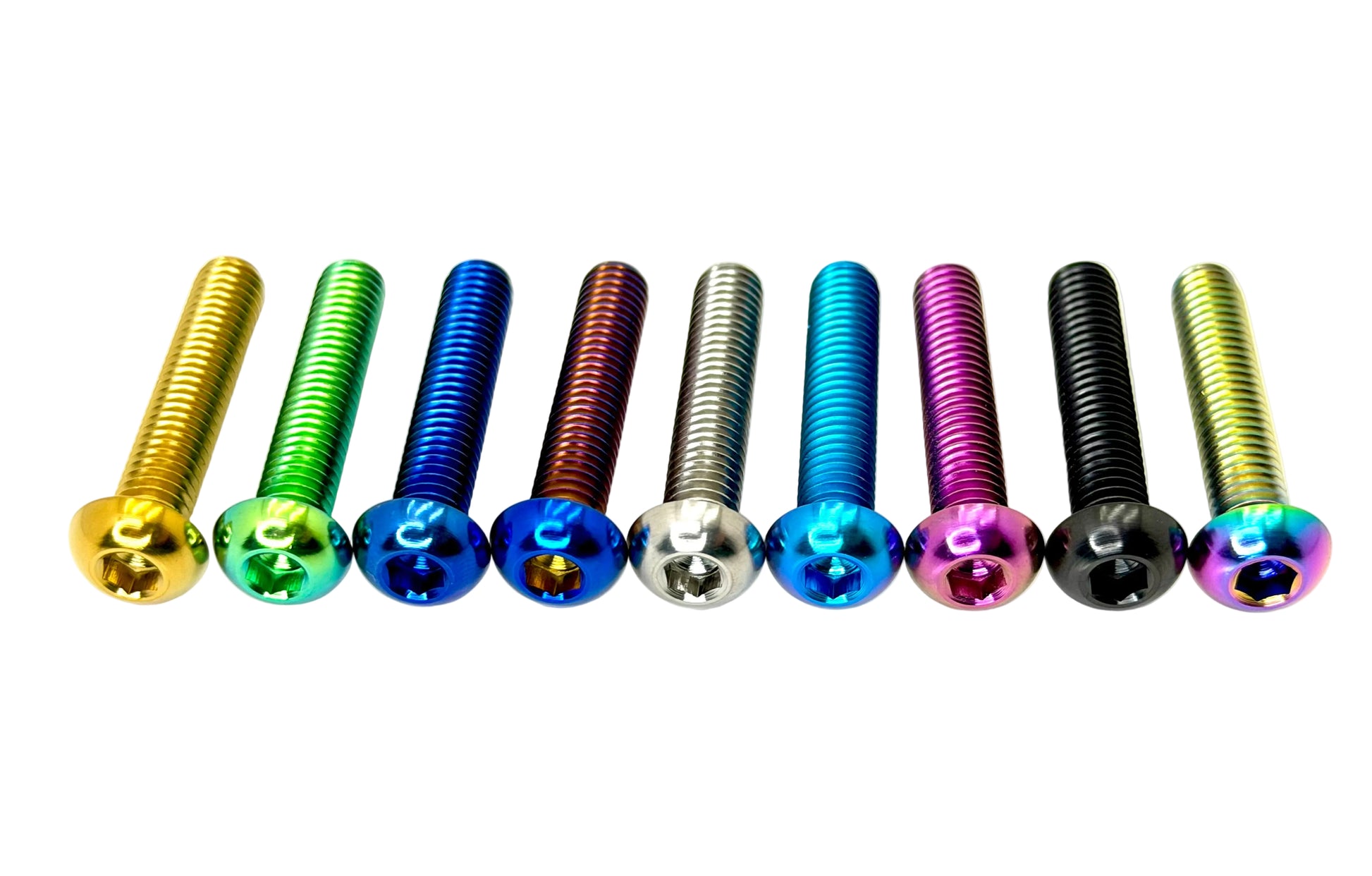 Titanium M6x1.0x30mm Button Head Bolt – Grade 5 6AL-4V | Titanium Surron