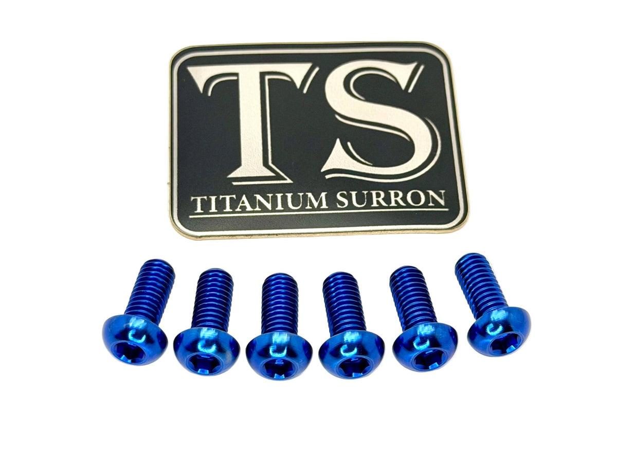 Titanium Rear Rotor Bolts - Altis Sigma and Surron Ultra Bee Blue