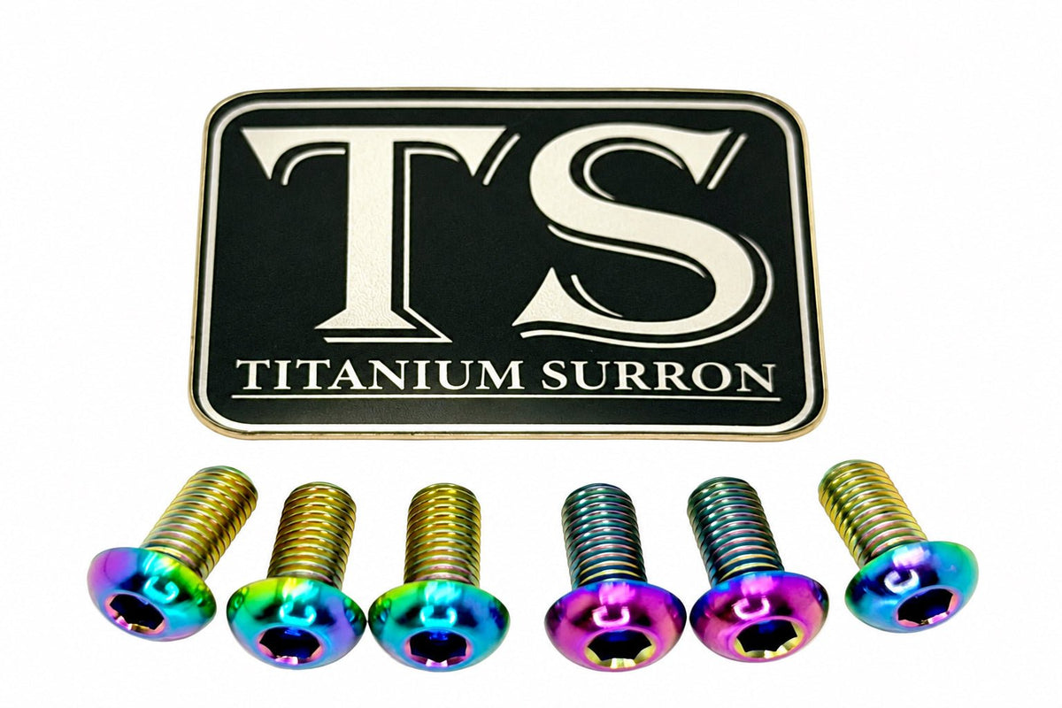 Titanium Rear Rotor Bolts - Altis Sigma and Surron Ultra Bee Rainbow