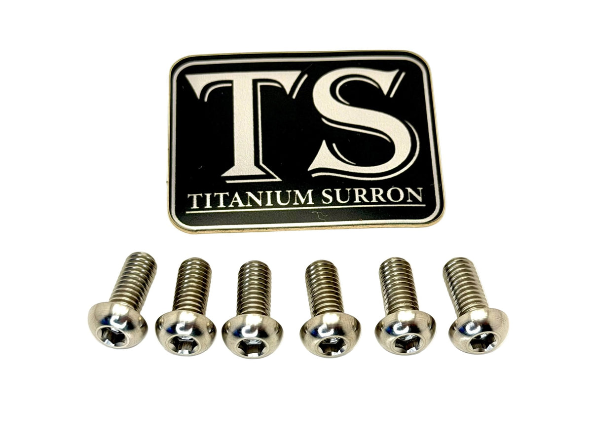 Titanium Rear Rotor Bolts - Altis Sigma and Surron Ultra Bee Silver
