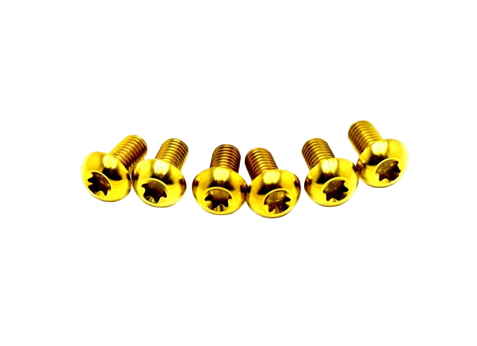 Gold Titanium bolts for plastic guards on FastAce, KKE, EXT, RFloXa, Altis Sigma OEM, Manitou Dorado forks