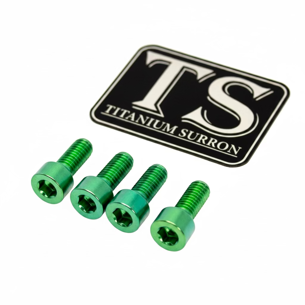 Titanium controller mount bolts for e-moto