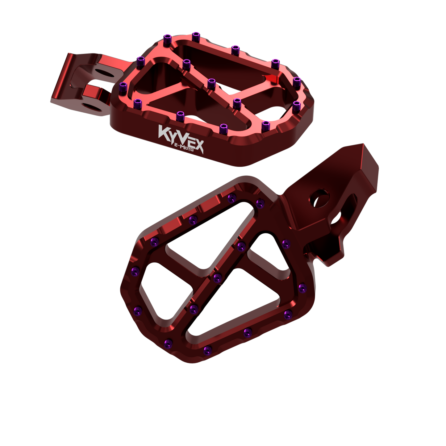 KyVex Billet Wide Foot Pegs - Ultra Bee