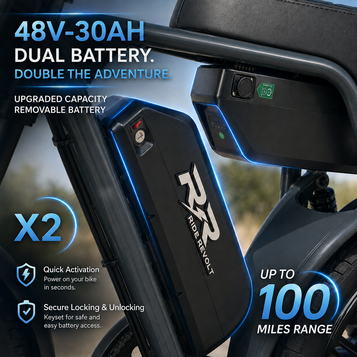 Ride Revolt V8 ULTRA dual-suspension electric bike - photo 9