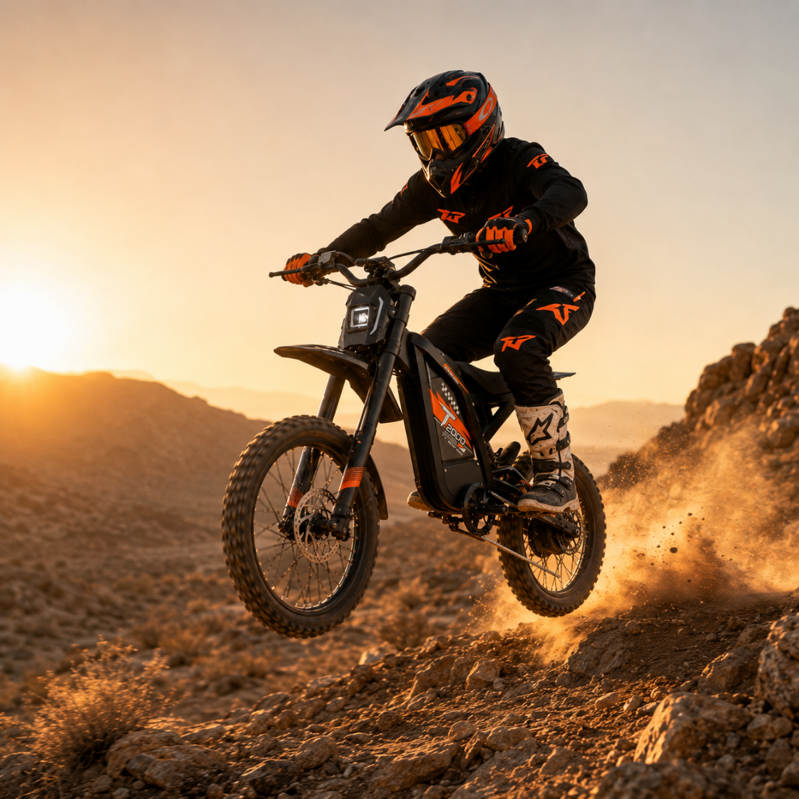 Ride Revolt T2000 dirt-bike-style electric bike - photo 5