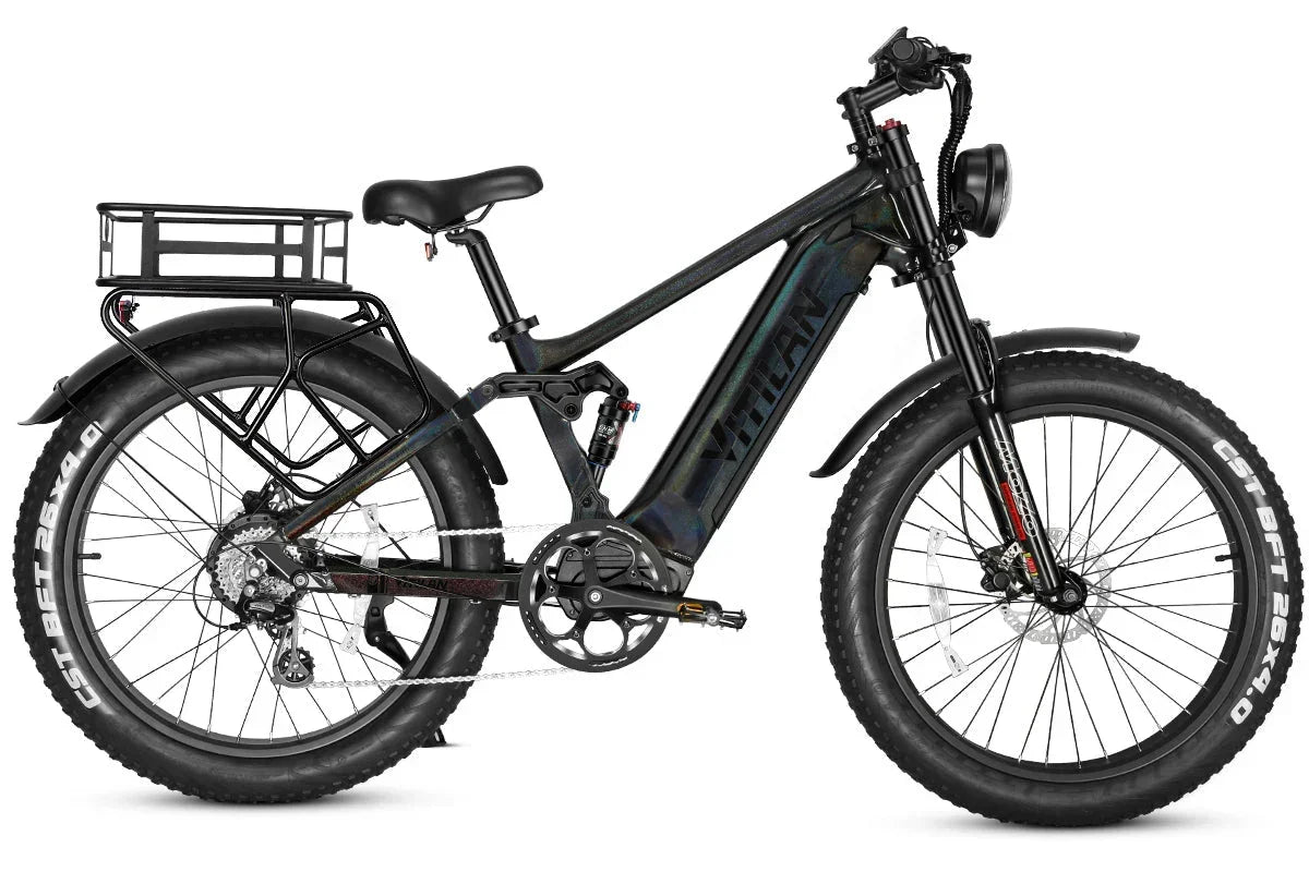 Vitilan T7PRO Full Suspension Mountain E-bike