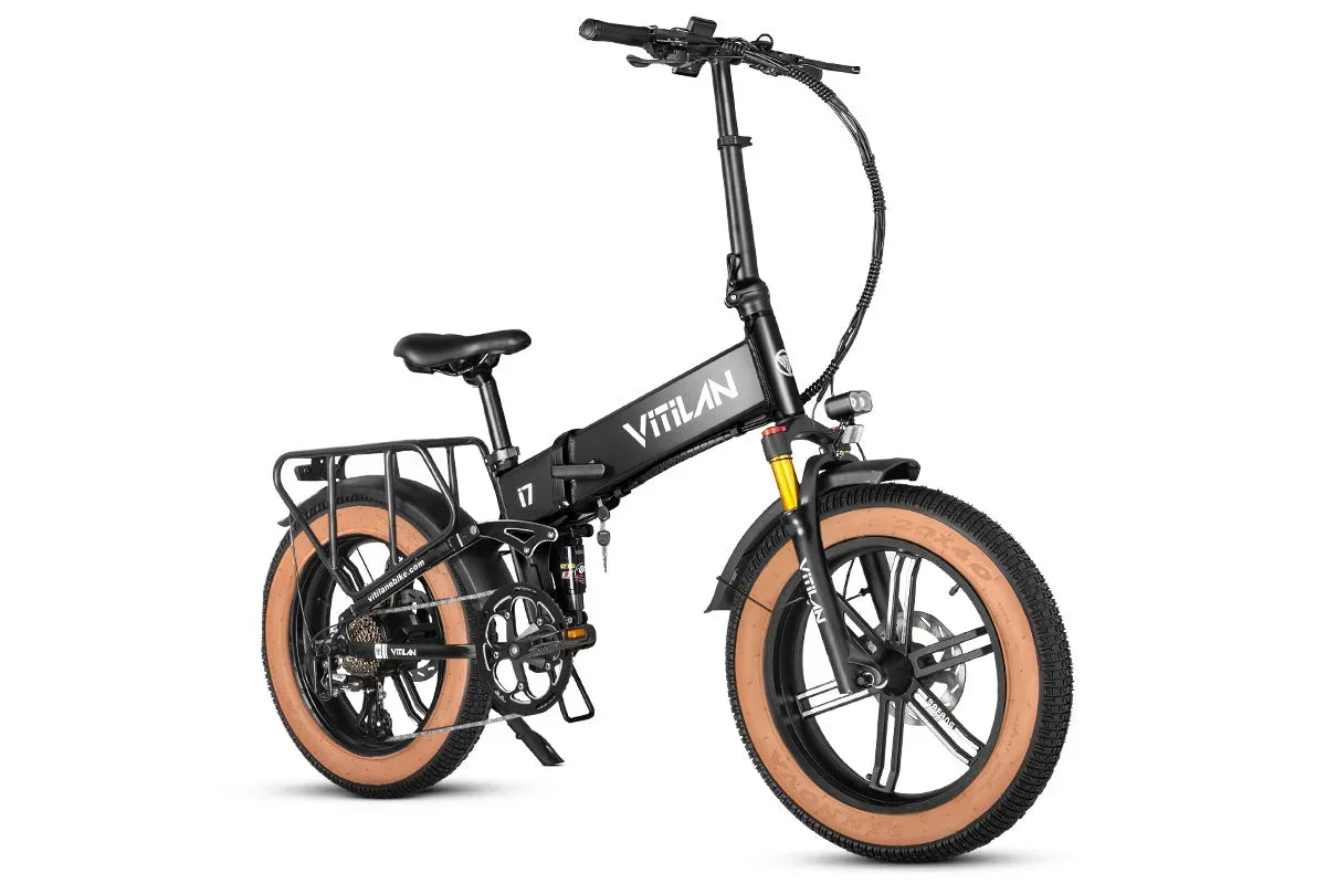 Vitilan I7 Pro Folding Full Suspension Electric Bike