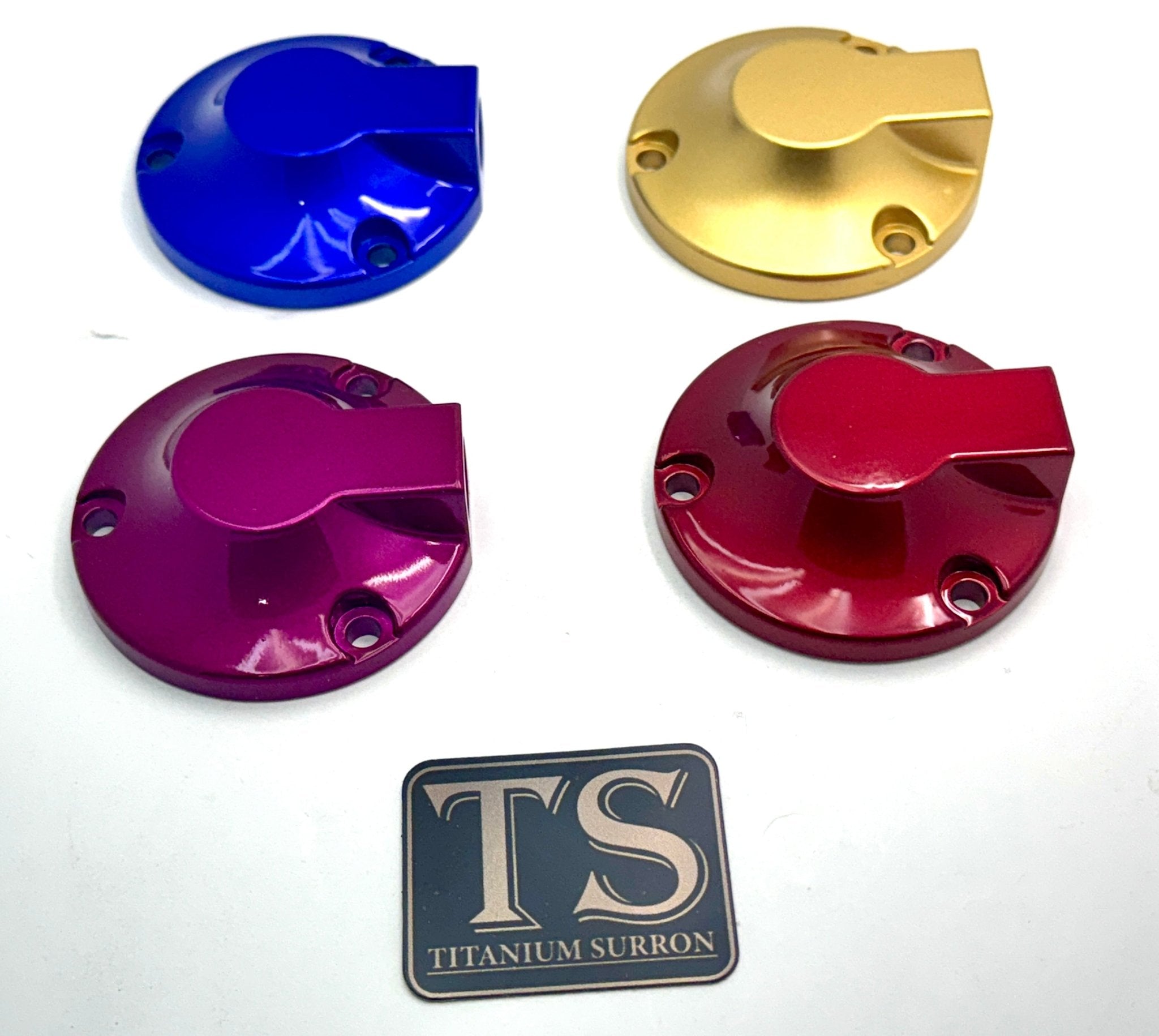 Colored Sensor Covers For Sotion FW02 Motor – Titanium Surron