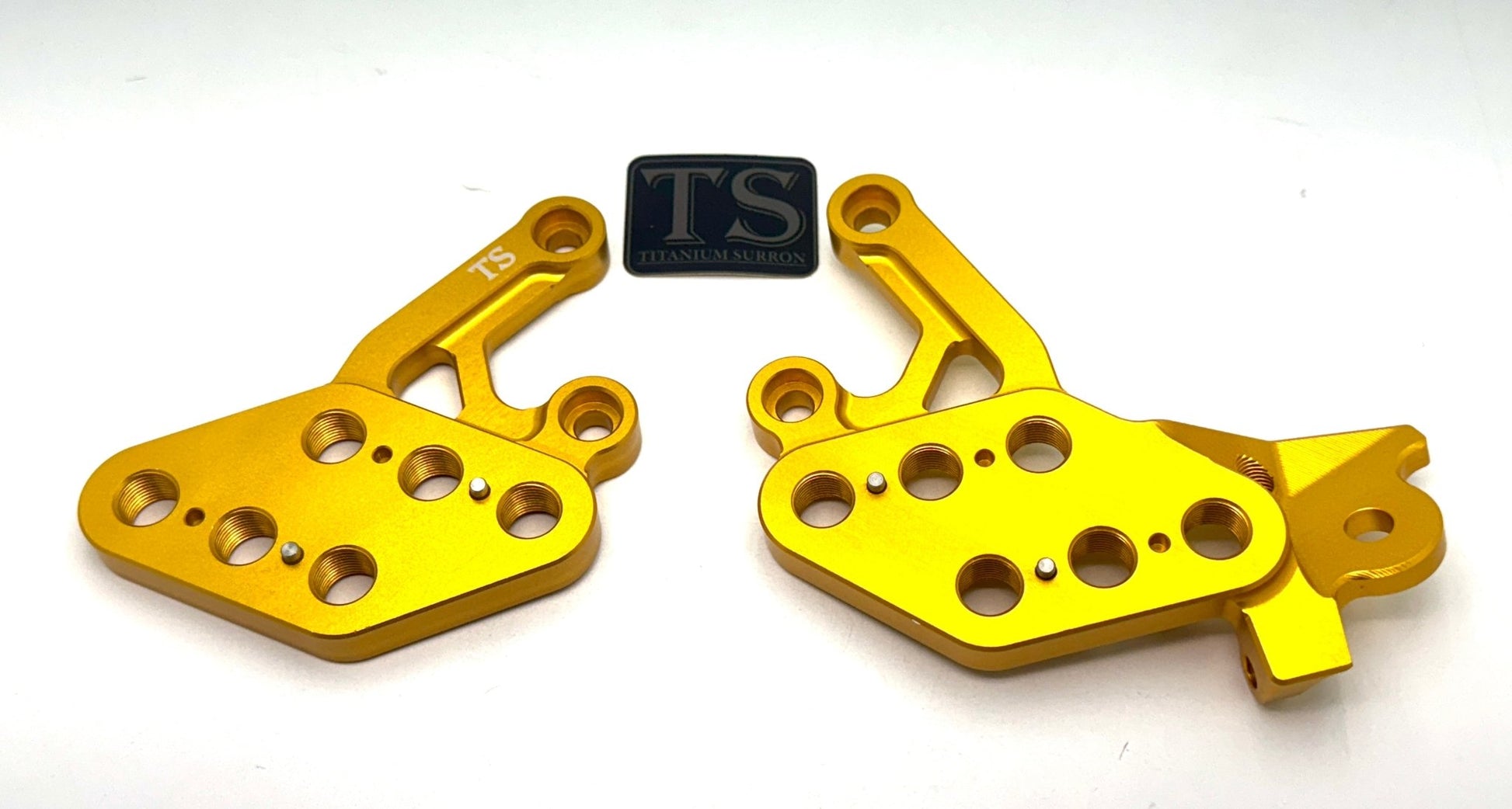 Custom CNC Aluminum Footpeg Drop Bracket for Surron LBX and E - Ride Pro Models