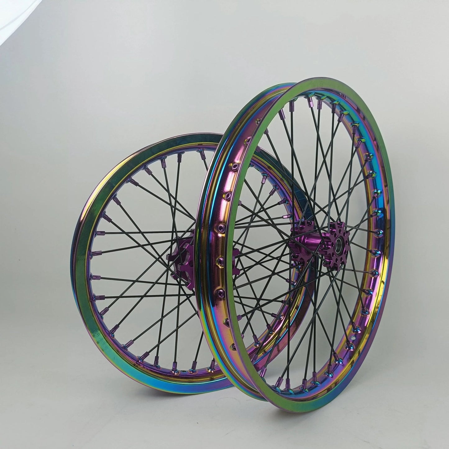 Custom Wheels Several Colors for E - Ride Pro, Surron, Talaria, and other E - Moto