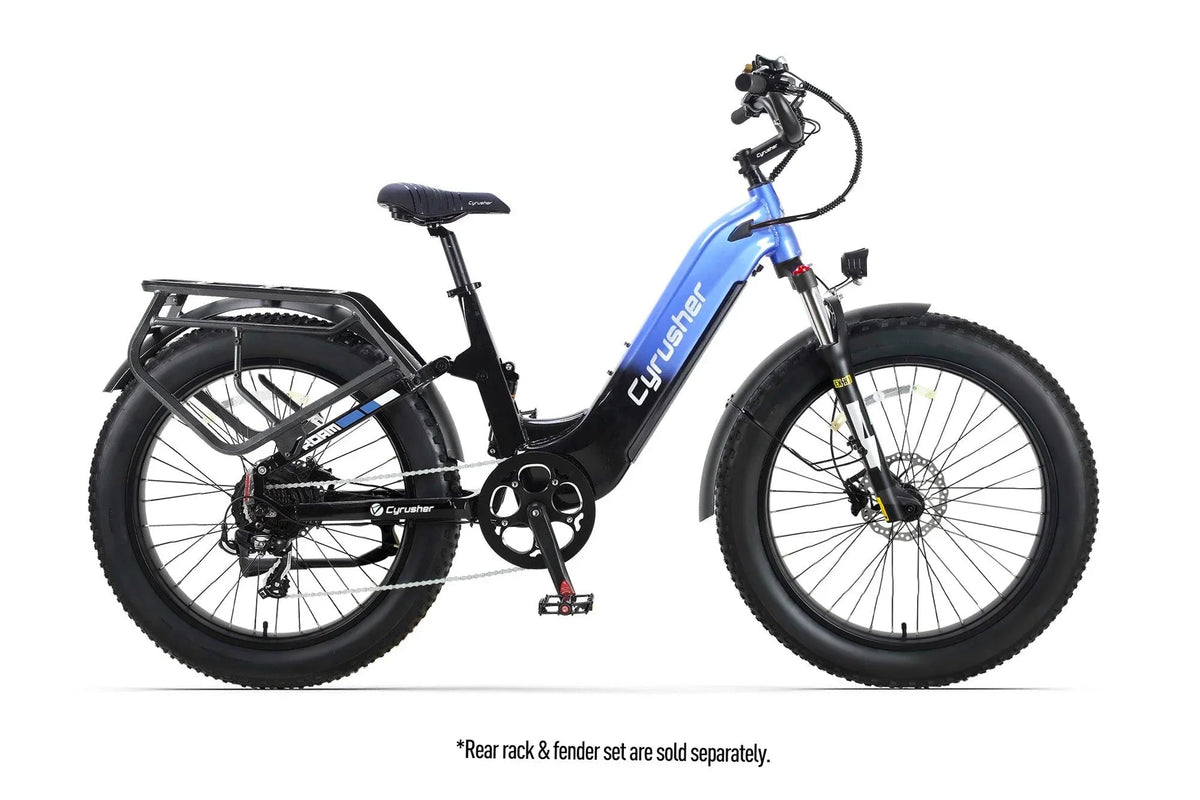 Cyrusher Roam Step-Thru Full-Suspension E-Bike view 6