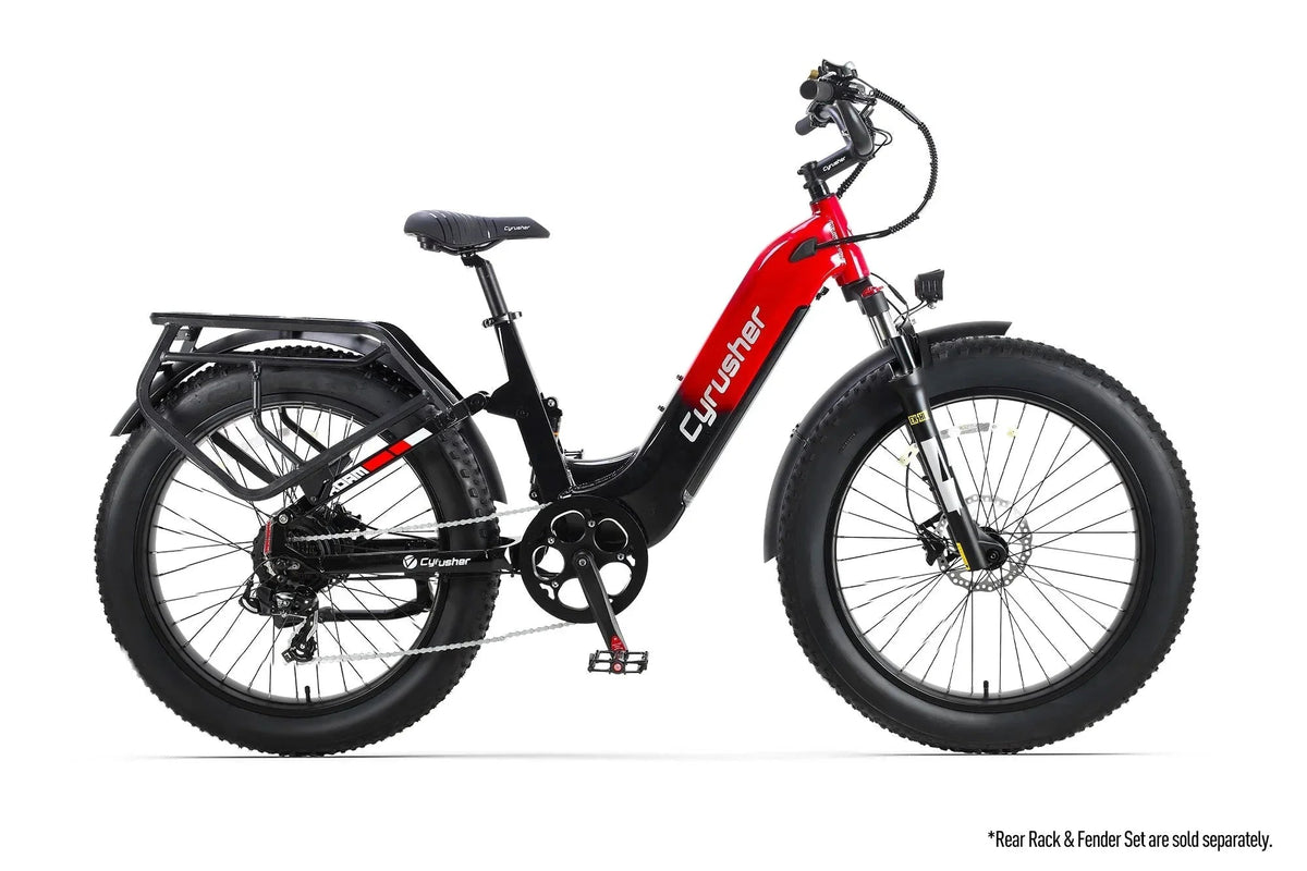 Cyrusher Roam Step-Thru Full-Suspension E-Bike view 10