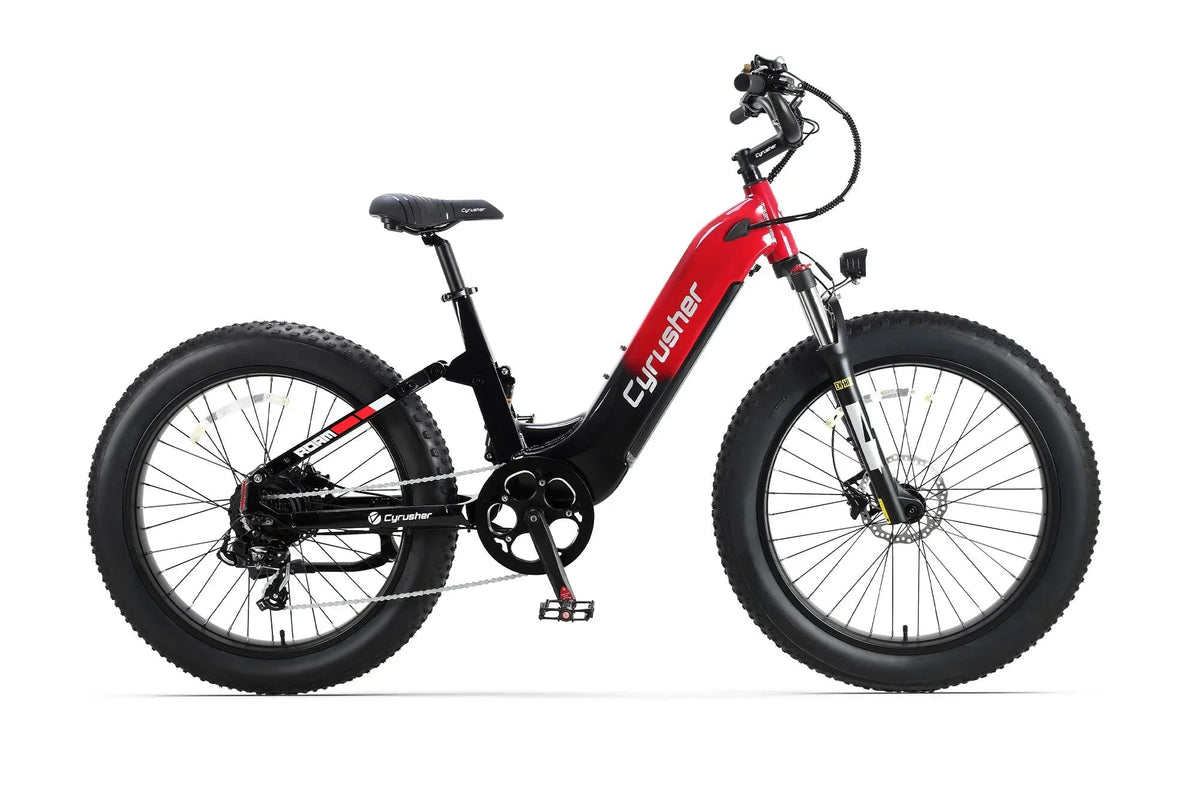 Cyrusher Roam Step-Thru Full-Suspension E-Bike view 9