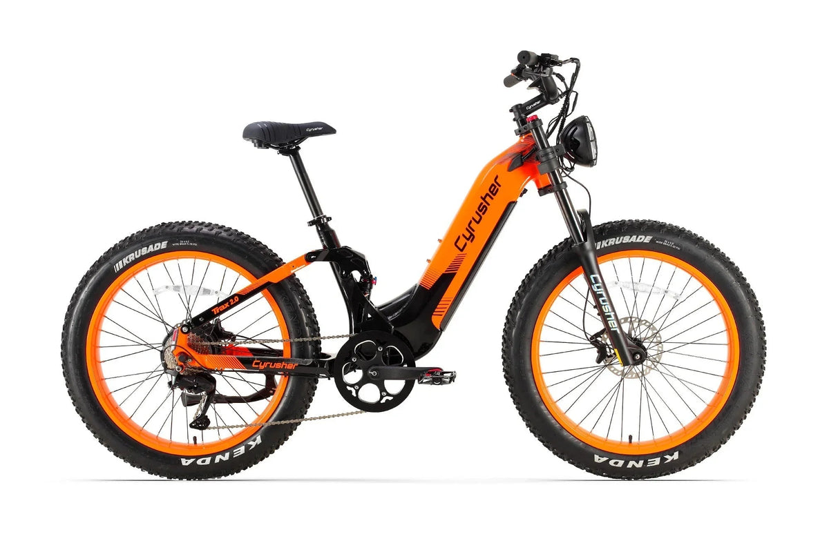 Cyrusher Trax 2.0 Step-Thru Full-Suspension E-Bike view 14