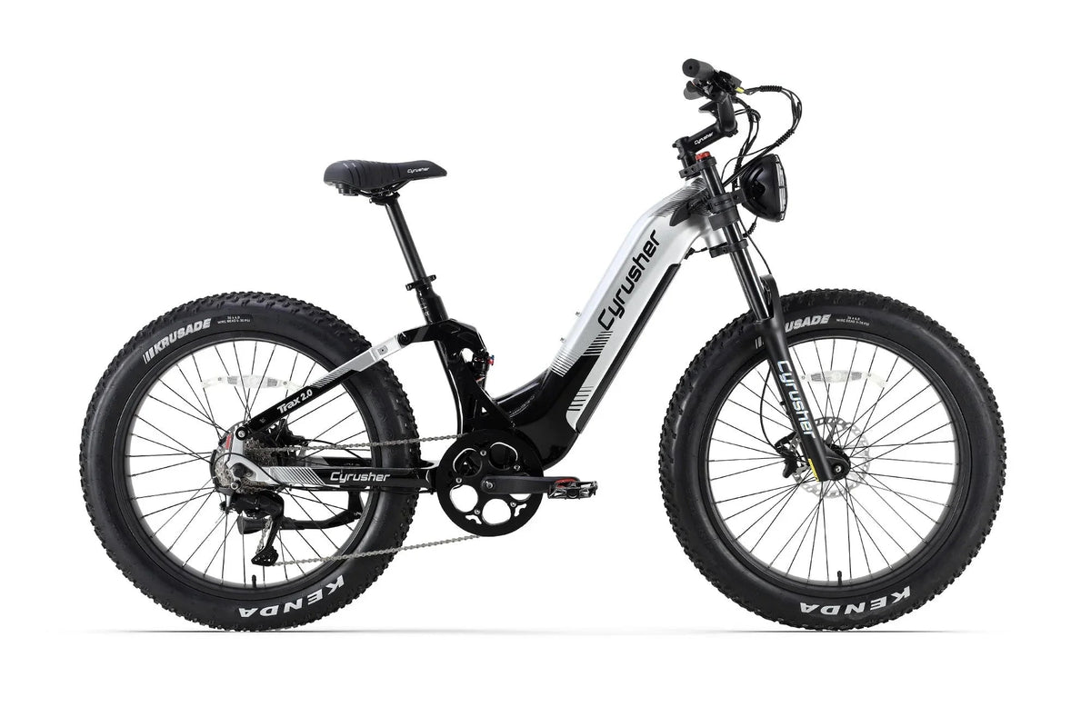 Cyrusher Trax 2.0 Step-Thru Full-Suspension E-Bike view 11