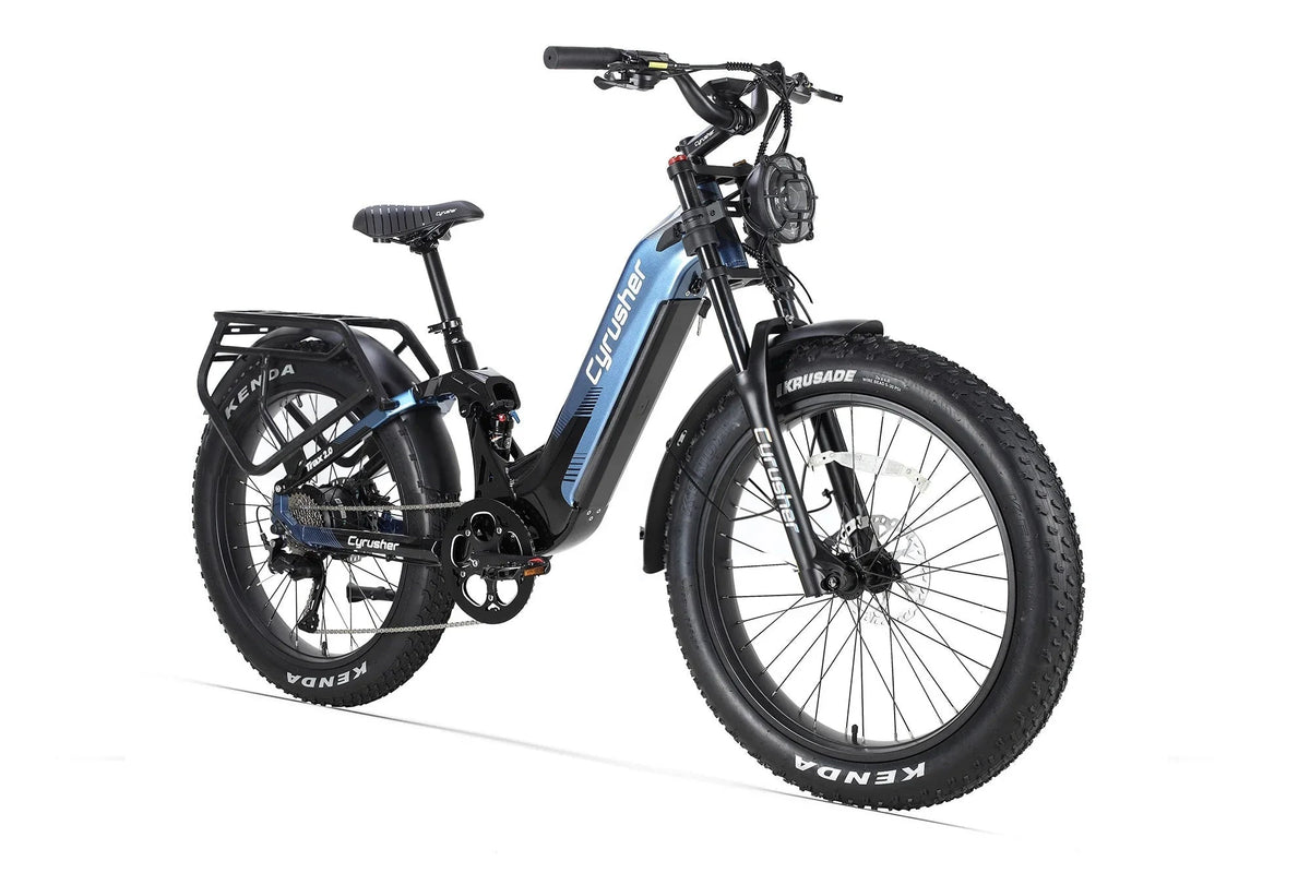 Cyrusher Trax 2.0 Step-Thru Full-Suspension E-Bike view 18
