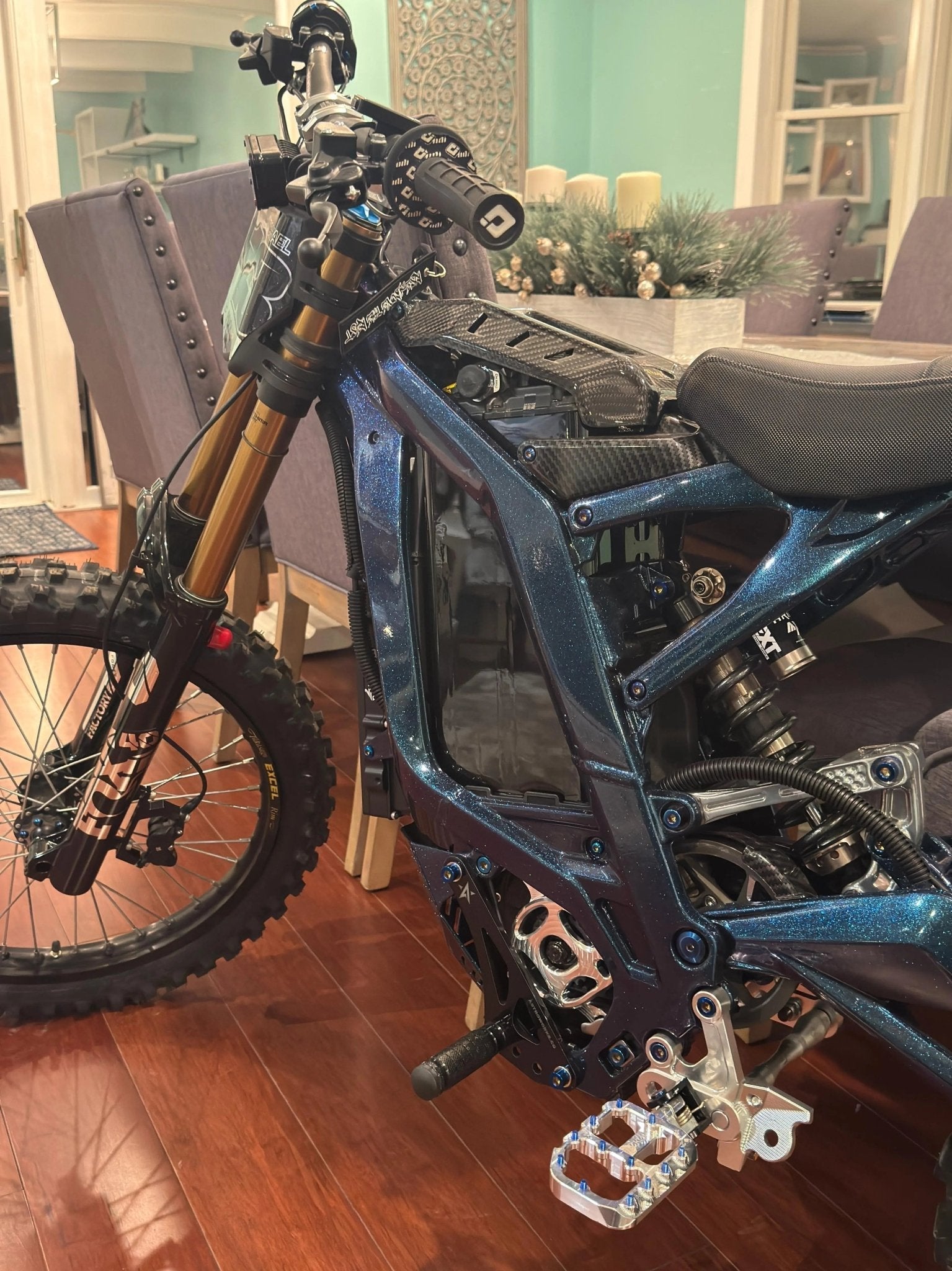 E - Bike "invisible" Vantablack Battery Wrap