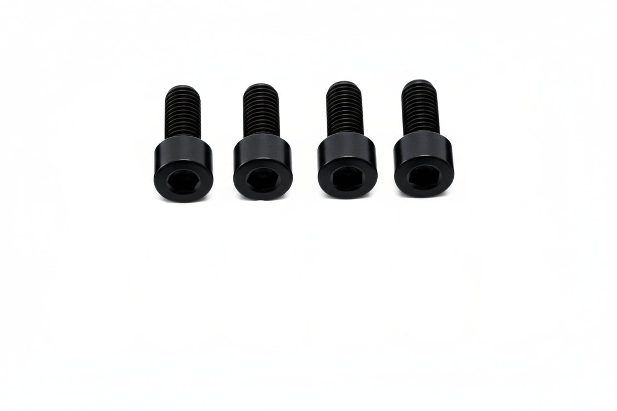 Black e-moto titanium stem bolts