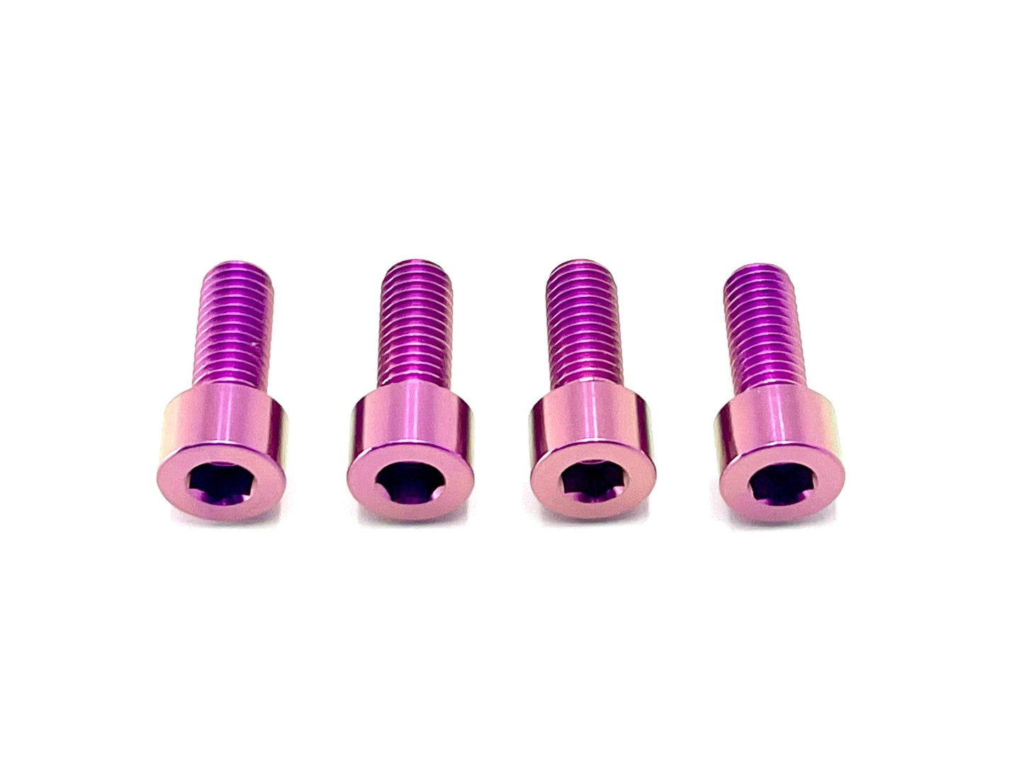 Purple e-moto titanium stem bolts