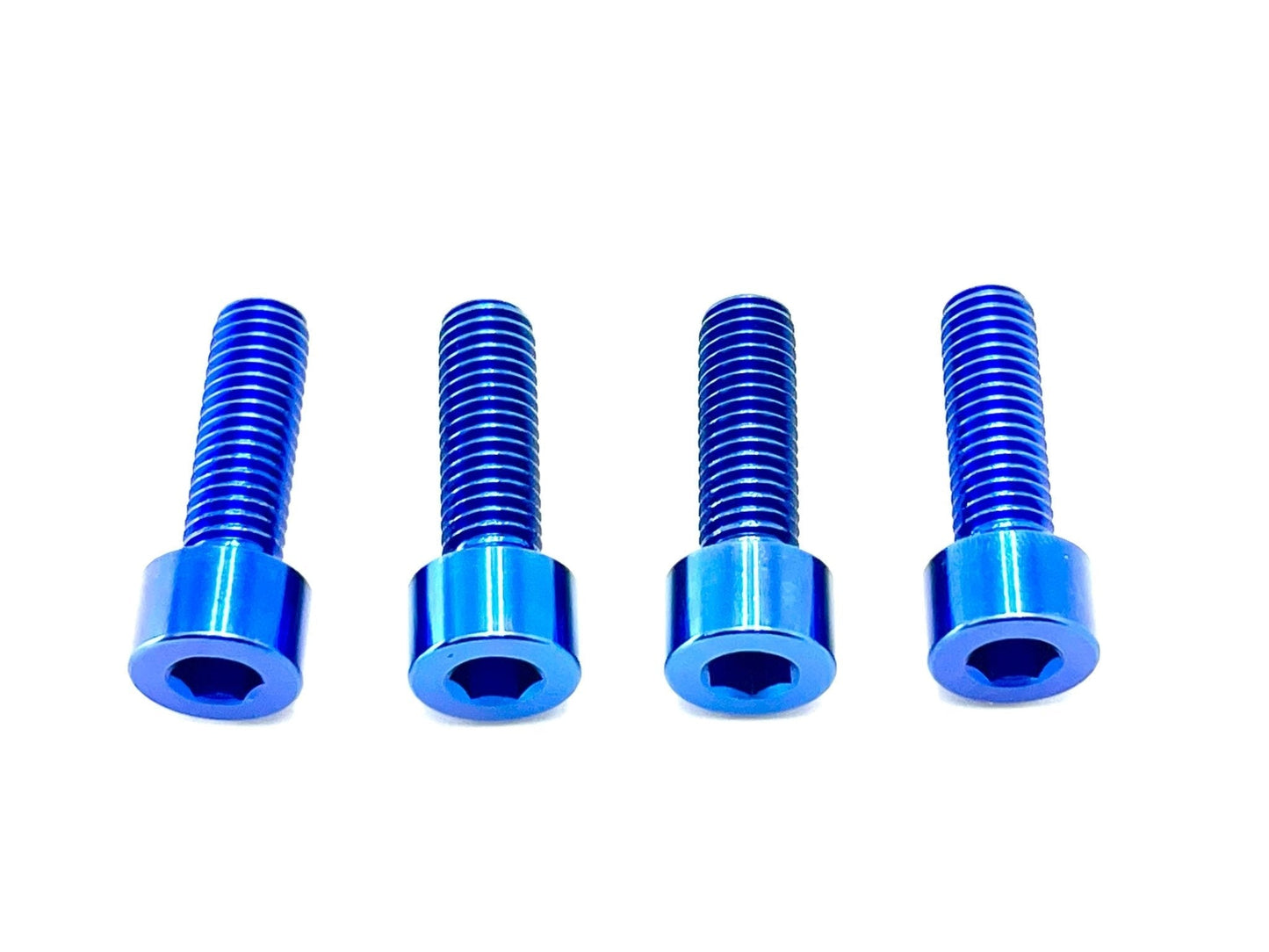 Blue e-moto titanium stem bolts