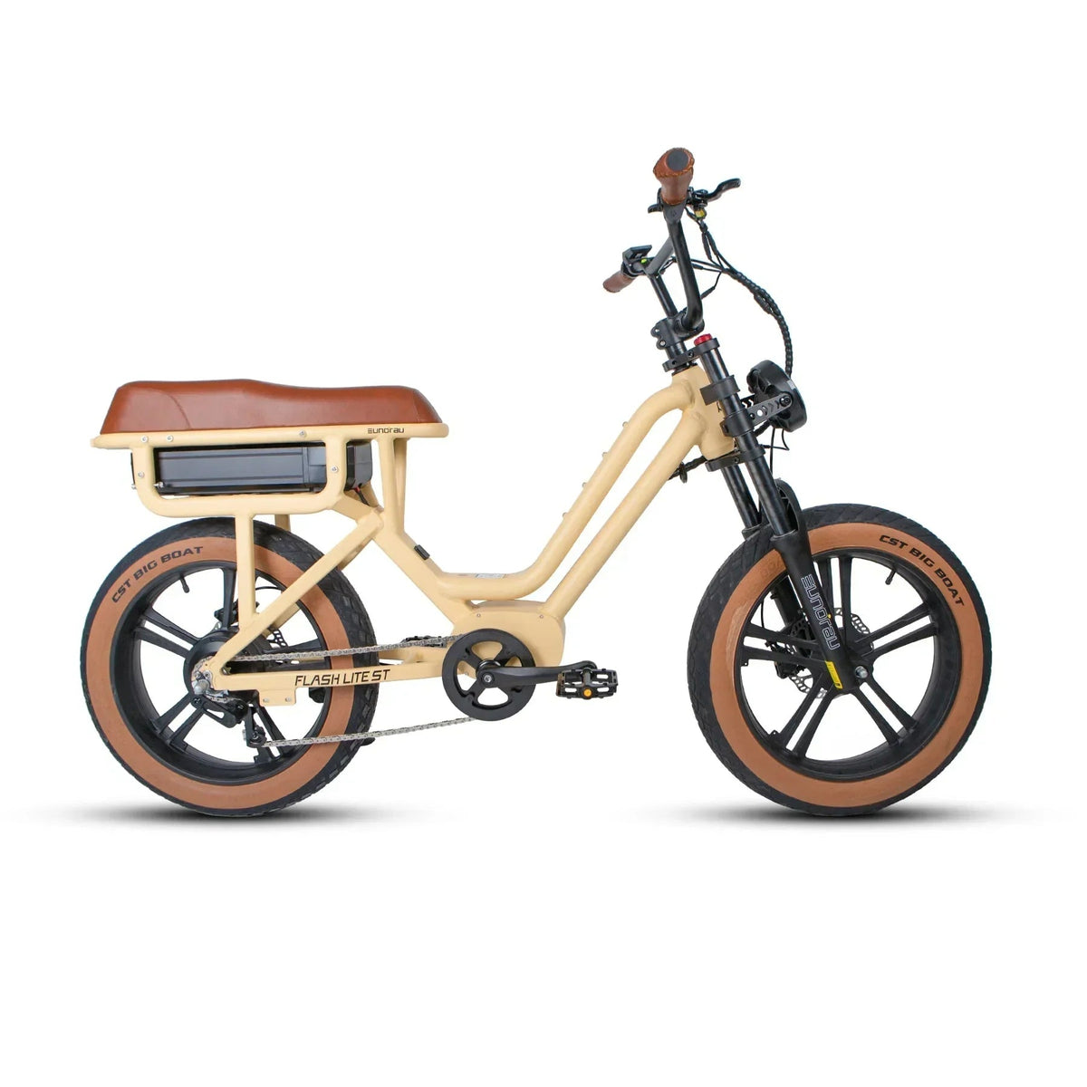 EUNORAU FLASH LITE ST 52V750W Fat Tire eMoped Electric Bicycle
