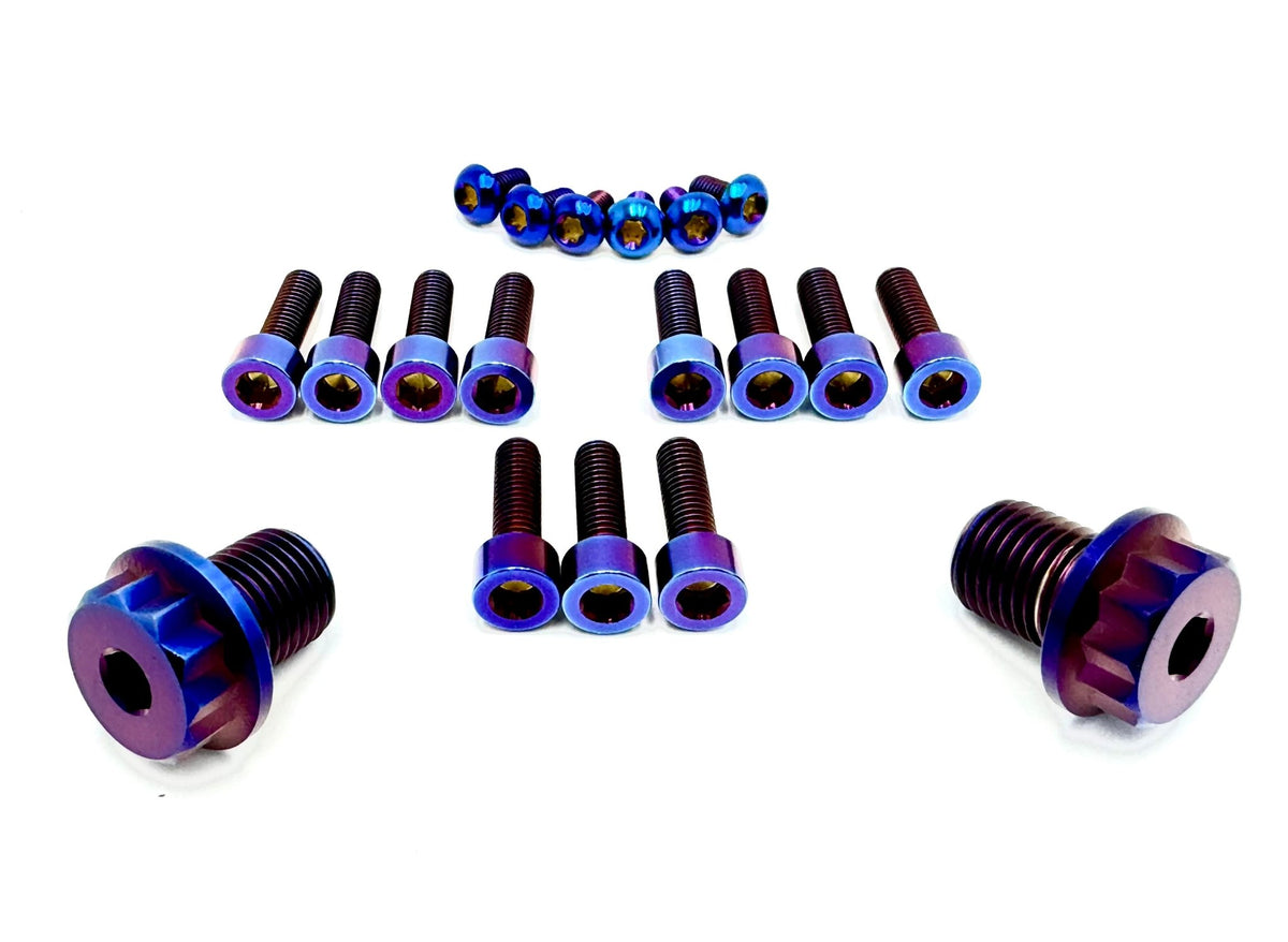 Complete Bolt FastAce Fork Titanium Bolt Kits Includes Two Axle Bolts – Titanium Surron