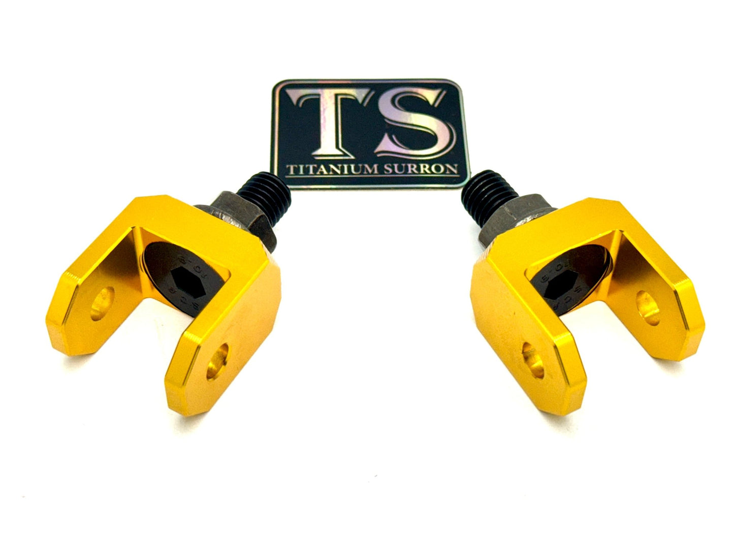 Footpeg Bracket Connectors in Solid Color for E - moto