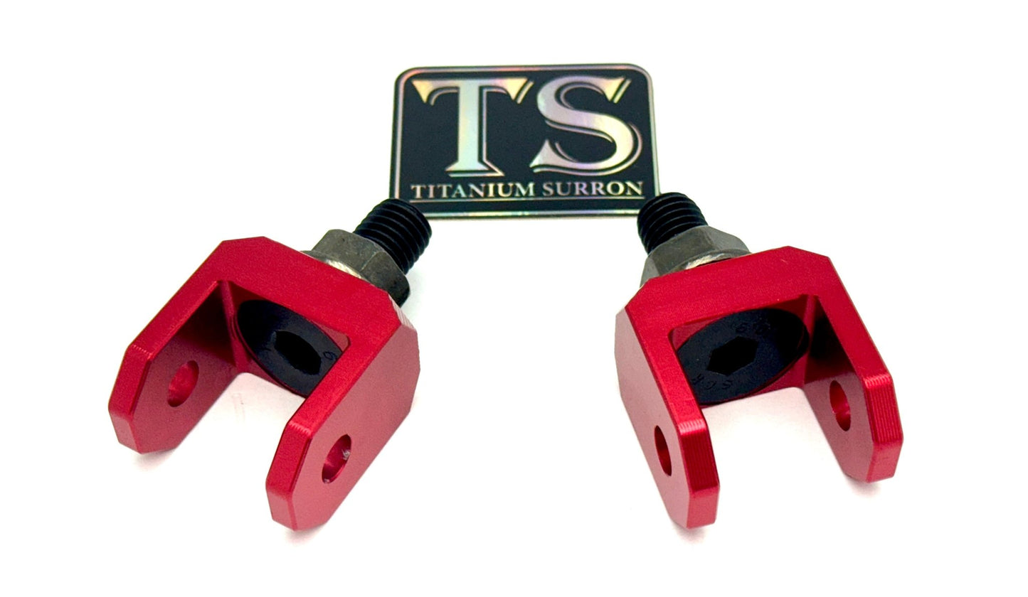 Footpeg Bracket Connectors in Solid Color for E - moto