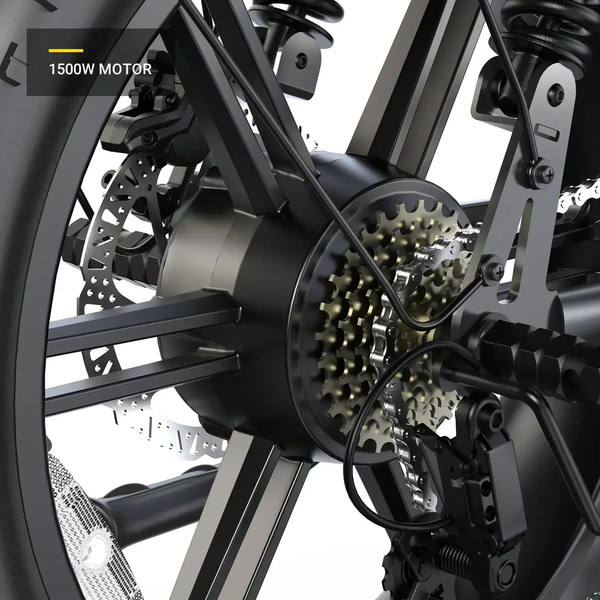 HOVSCO HovGtrs 1500W Moped-style Electric Bike