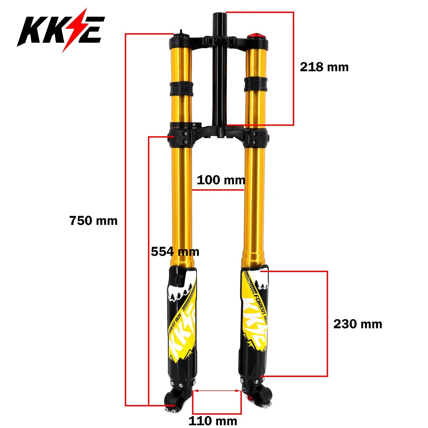 KKE 35MM Upgraded 5.5 Version Front Fork Surron, E - Ride Pro - SS 2.0, Talaria