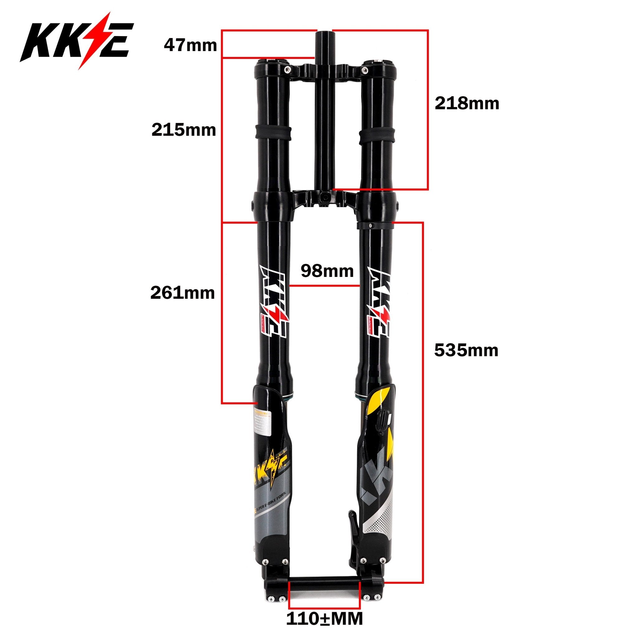 KKE 37MM Aluminum Front Fork Suspension Kit Fit SURRON Light Bee