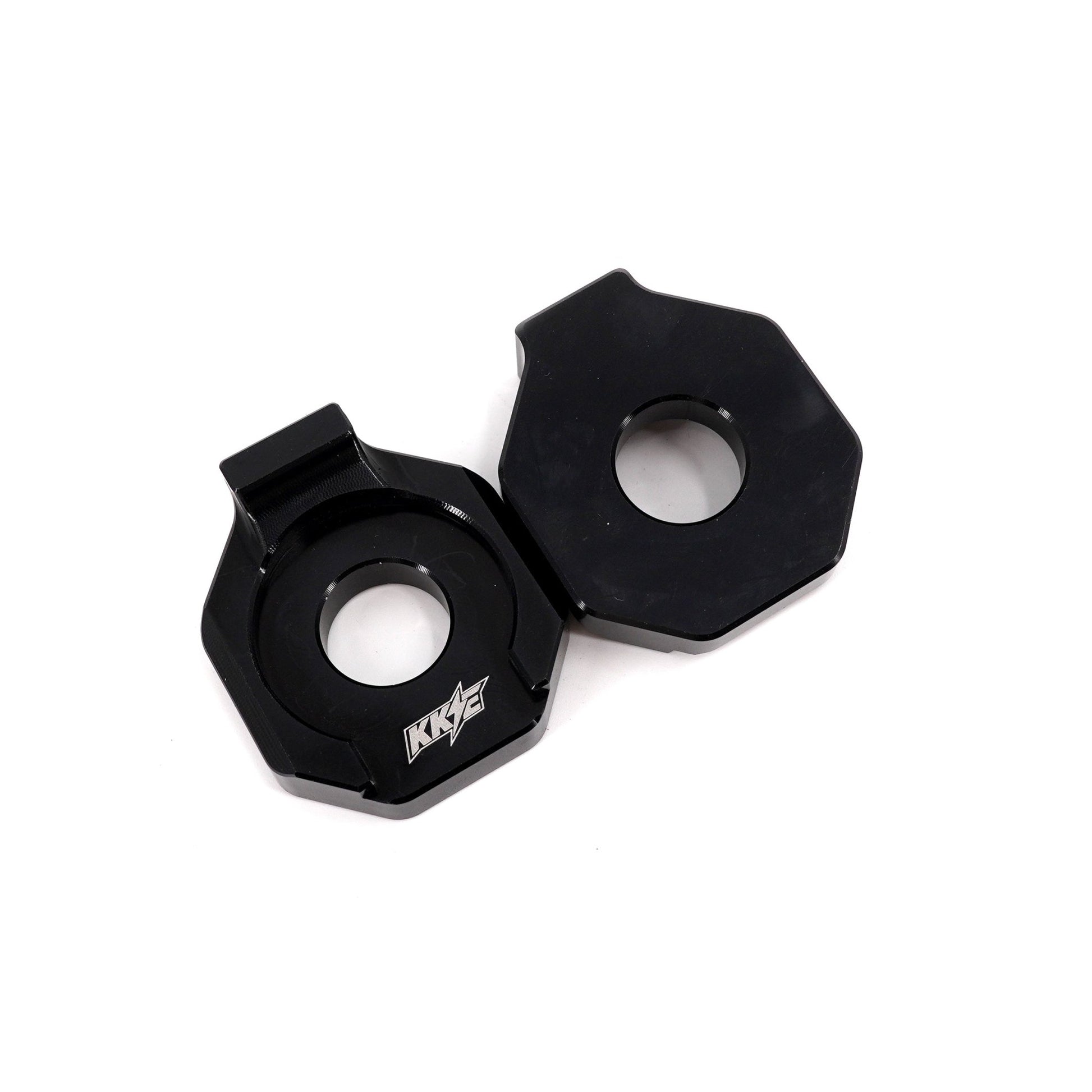 KKE Axle Chain Adjuster Blocks Rawrr Mantis, Mantis X Black and Red