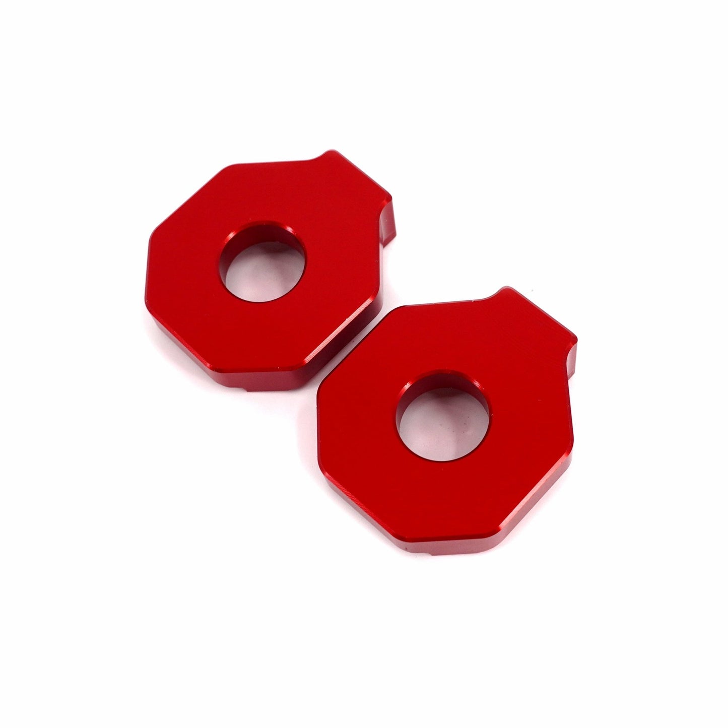 KKE Axle Chain Adjuster Blocks Rawrr Mantis, Mantis X Black and Red