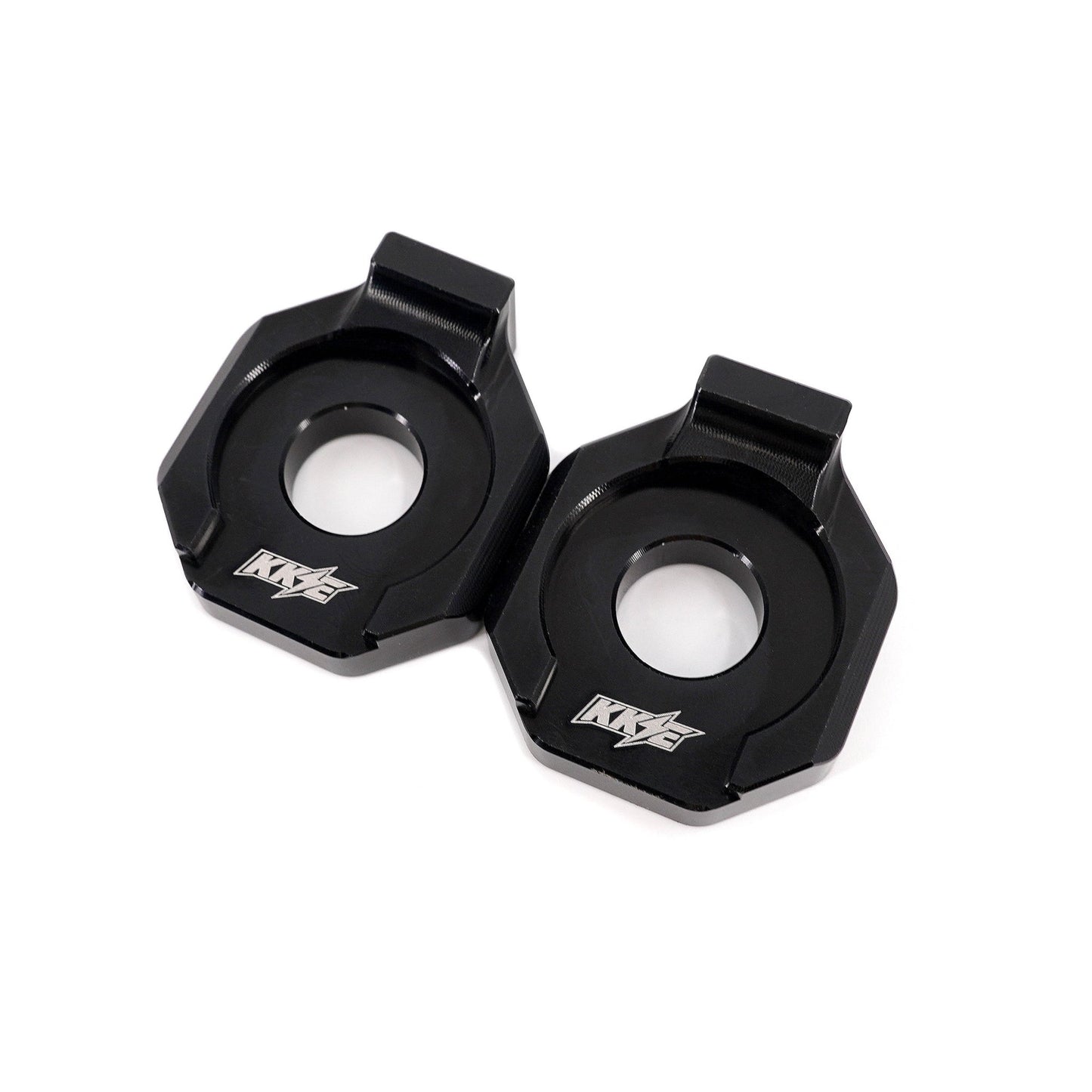 KKE Axle Chain Adjuster Blocks Rawrr Mantis, Mantis X Black and Red