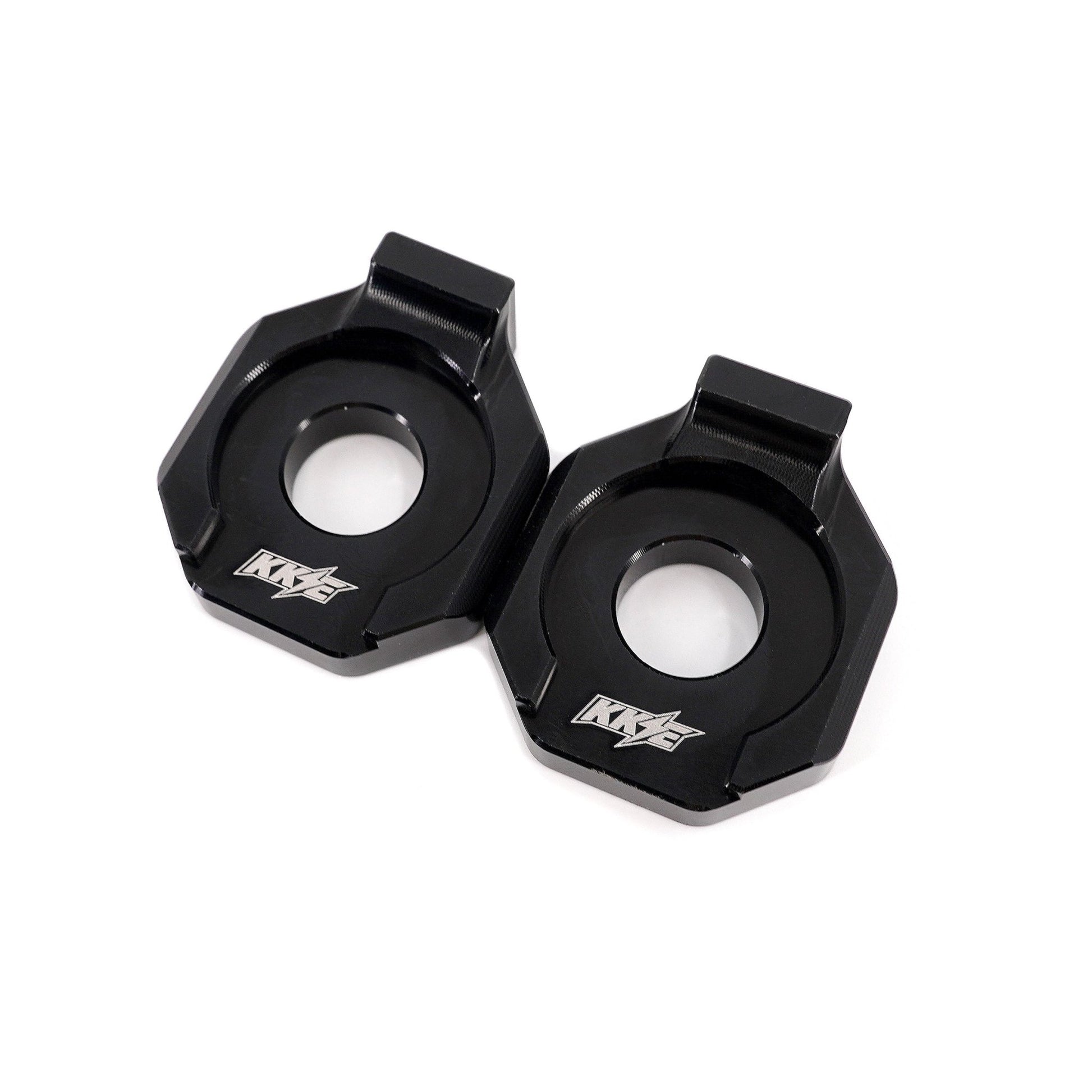 KKE Axle Chain Adjuster Blocks Rawrr Mantis, Mantis X Black and Red
