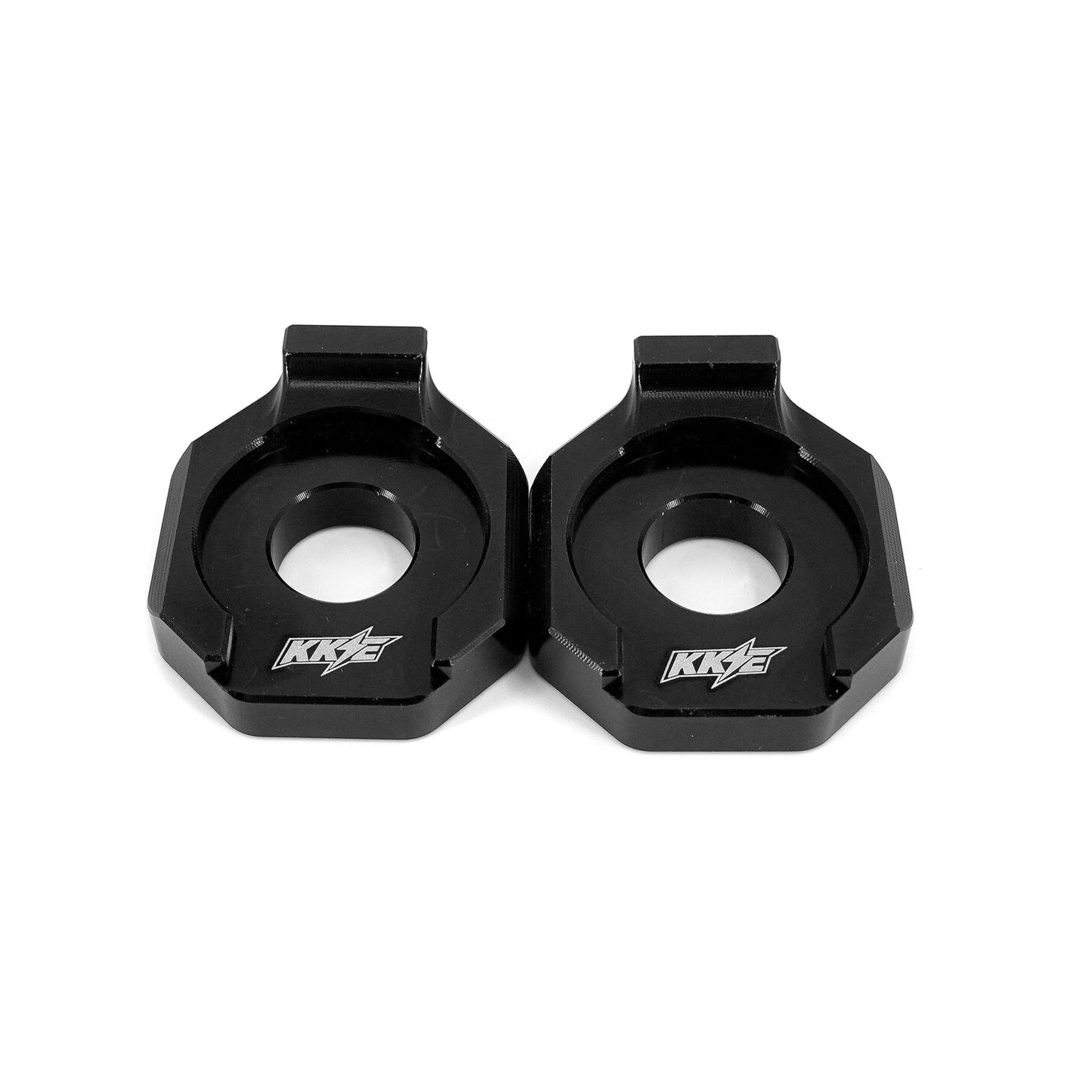 KKE Axle Chain Adjuster Blocks Rawrr Mantis, Mantis X Black and Red