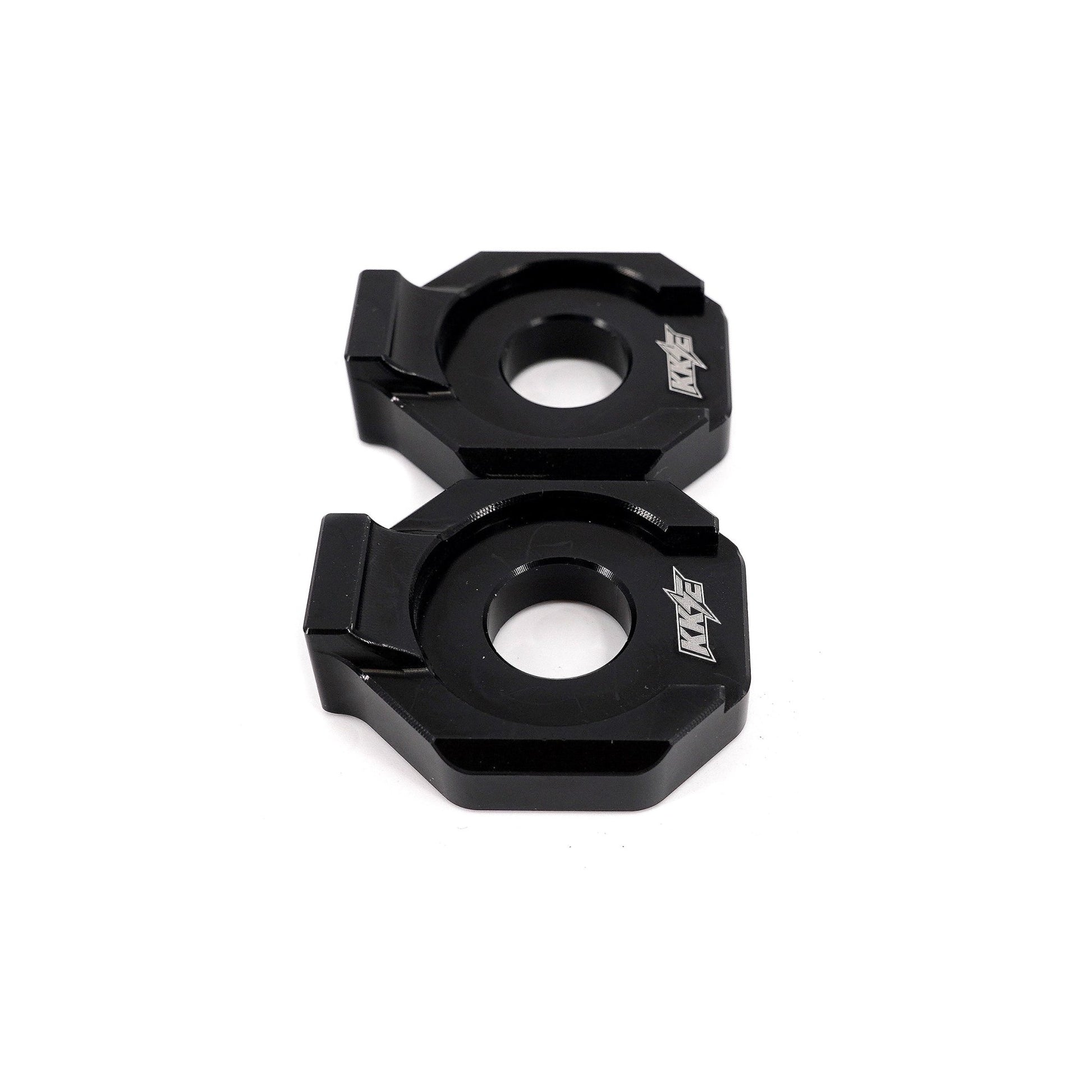 KKE Axle Chain Adjuster Blocks Rawrr Mantis, Mantis X Black and Red