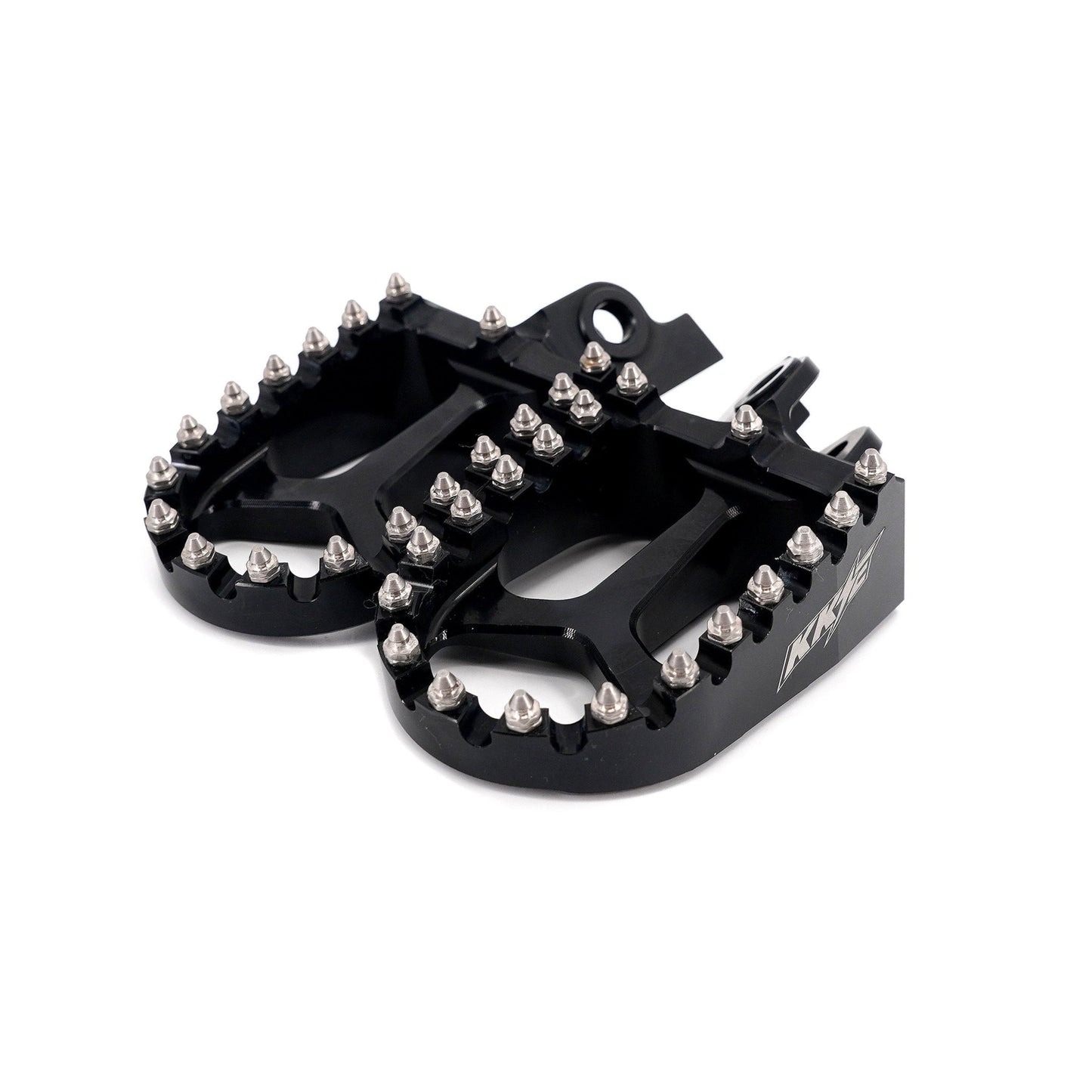 KKE Footpegs Billet For Rawrr Mantis, Mantis X, Red and Black