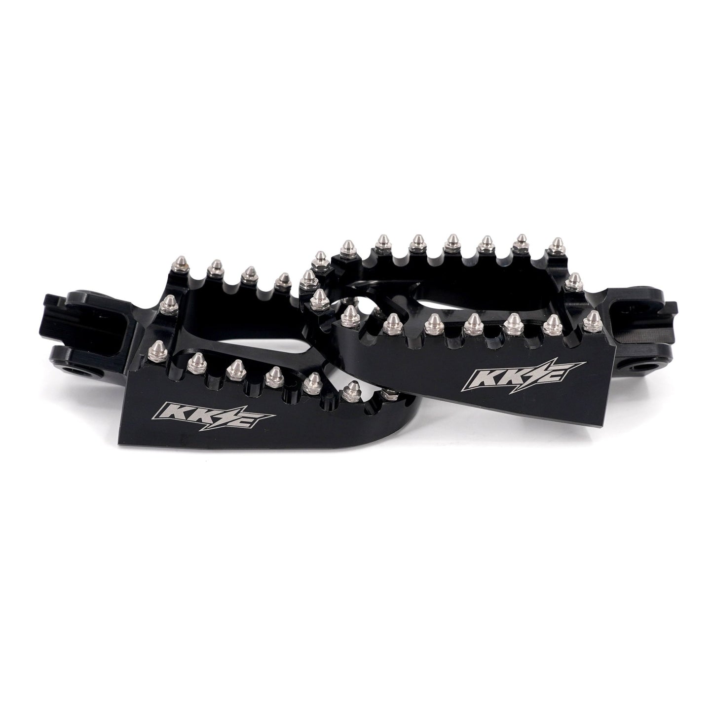 KKE Footpegs Billet For Rawrr Mantis, Mantis X, Red and Black