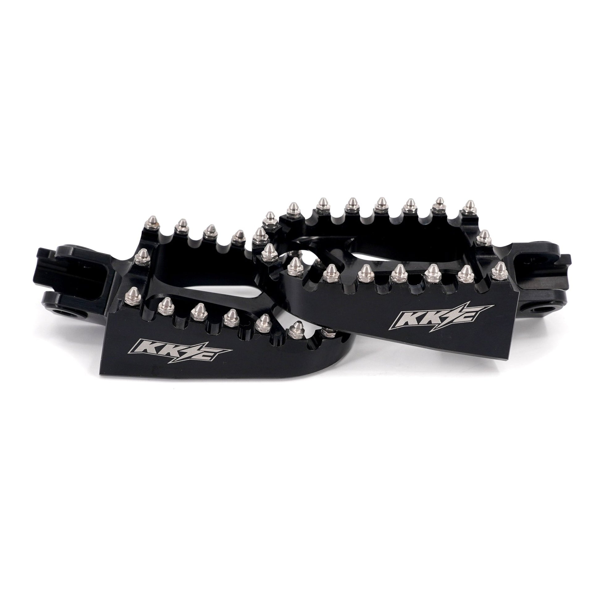 KKE Footpegs Billet For Rawrr Mantis, Mantis X, Red and Black
