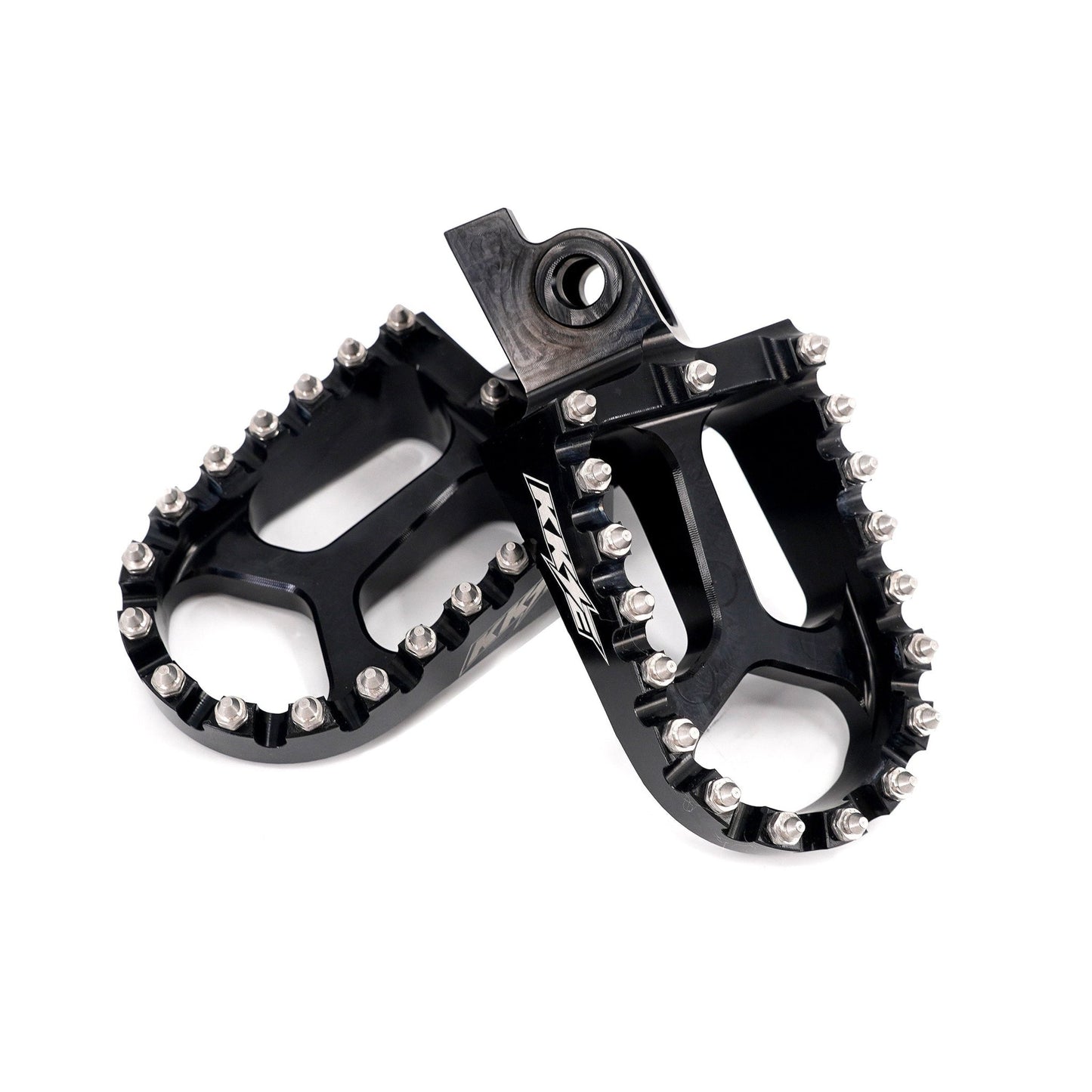 KKE Footpegs Billet For Rawrr Mantis, Mantis X, Red and Black