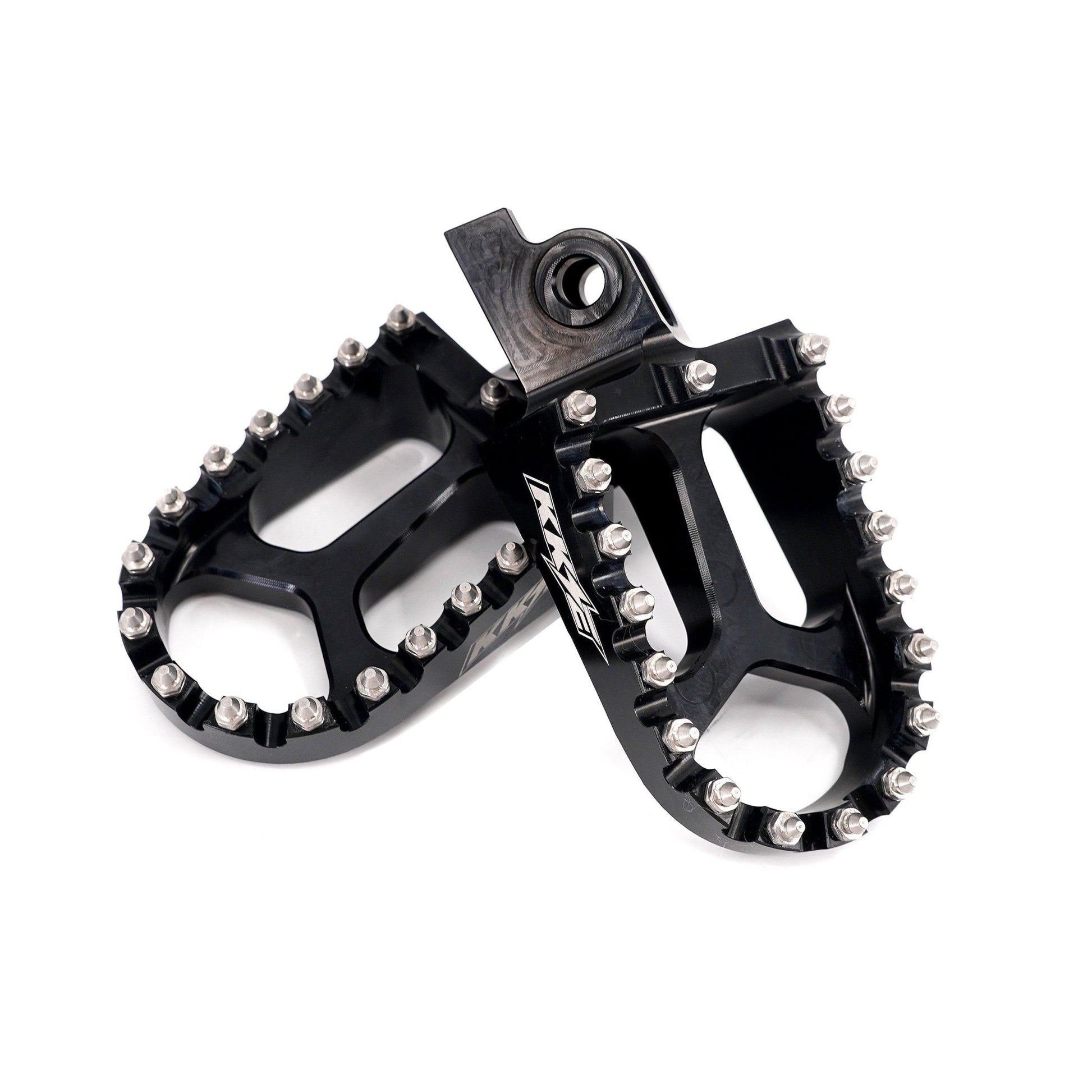 KKE Footpegs Billet For Rawrr Mantis, Mantis X, Red and Black