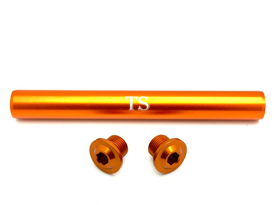 KKE Fork Custom Aluminum Axle and Two Axle End - Bolts (3 Pieces)