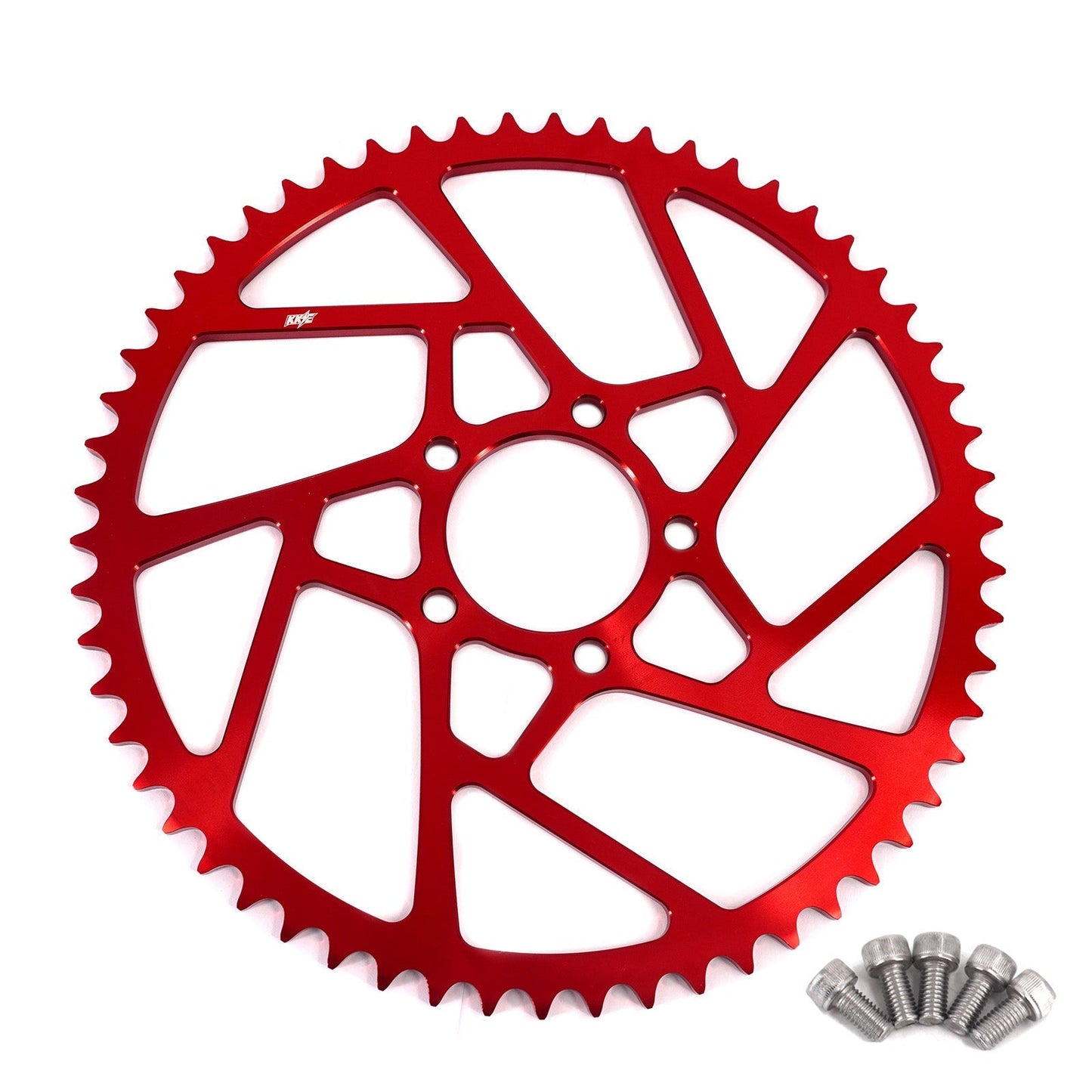 KKE Rear 54T Aluminum Sprocket For SurRon Light Bee - X, Rawrr Mantis, Mantis X, E - Ride Pro SS (Collective)