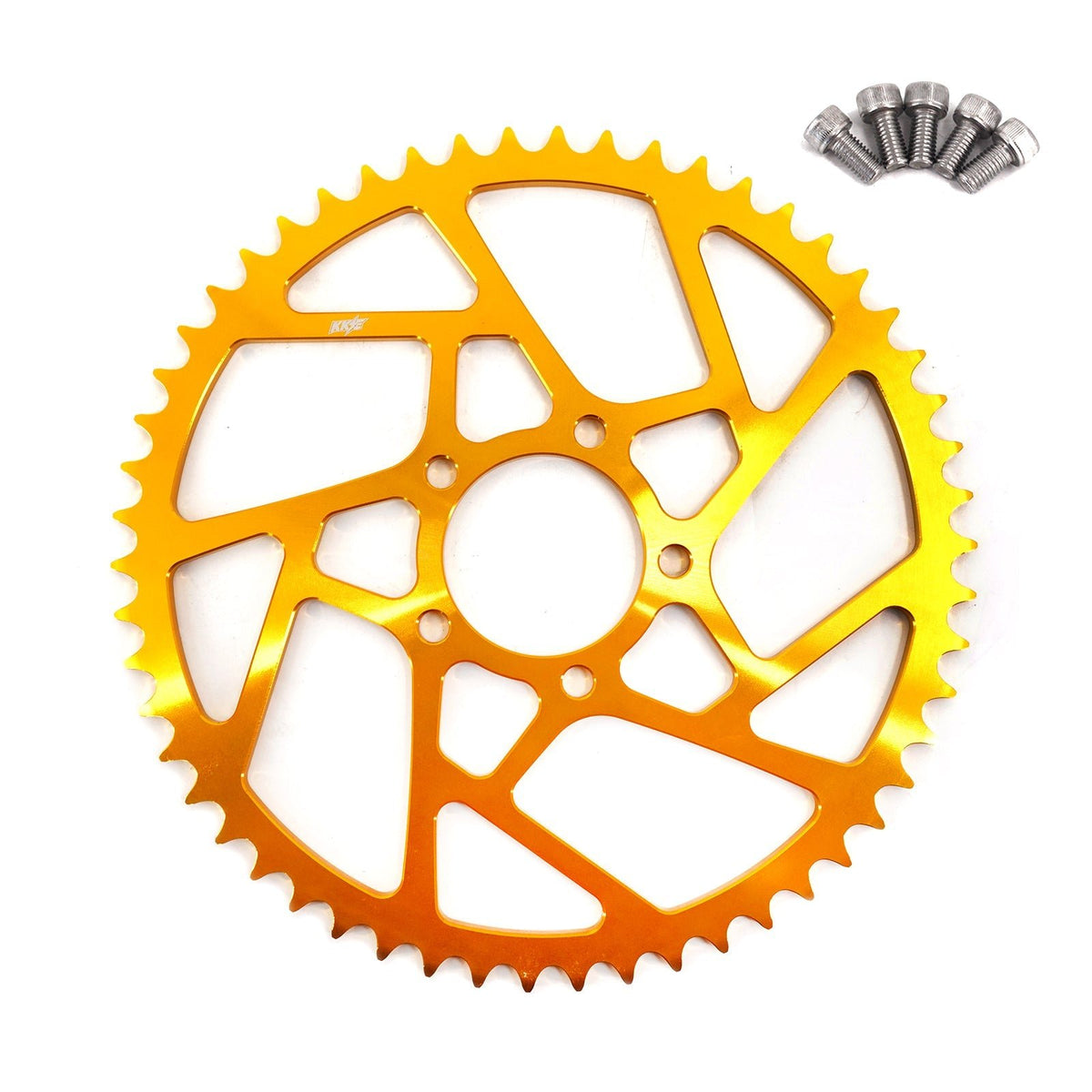 KKE Rear 54T Aluminum Sprocket For SurRon Light Bee-X, Rawrr Mantis, Mantis X, E-Ride Pro SS (Collective) view 25