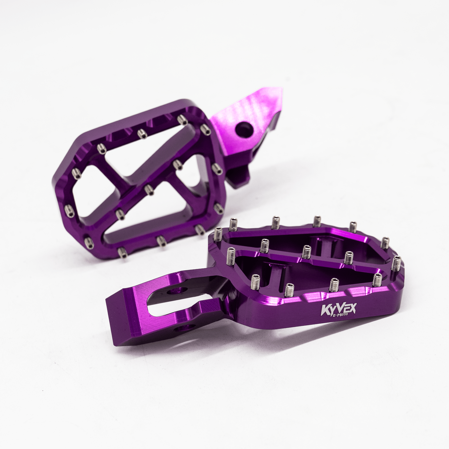 KyVex Billet Wide Foot Pegs - Ultra Bee Compatible