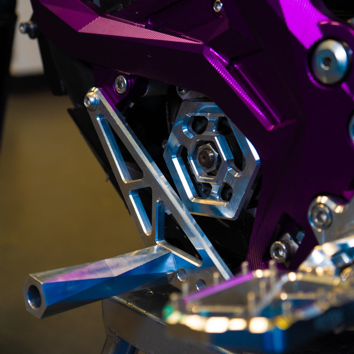 KyVex Surron Light Bee X Compatible Billet Shift Lock view 2