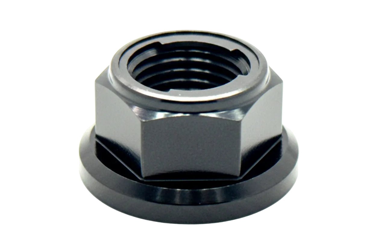 M14 Titanium Grade 5 6AL-4V DIN 6923 Locking Flange Nut (Aerospace Grade)